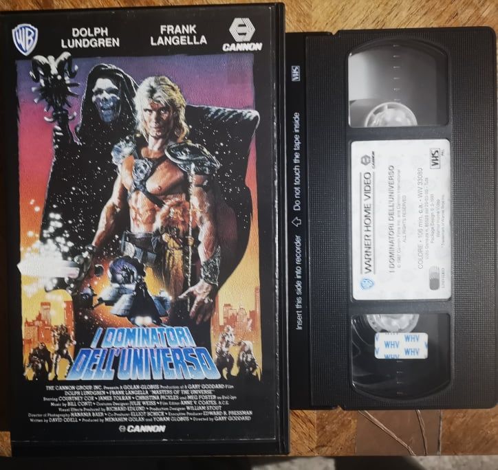 TeknoFilm – VHS – I DOMINATORI DELL'UNIVERSO di Gary Goddard (1987) - WARNER BROS