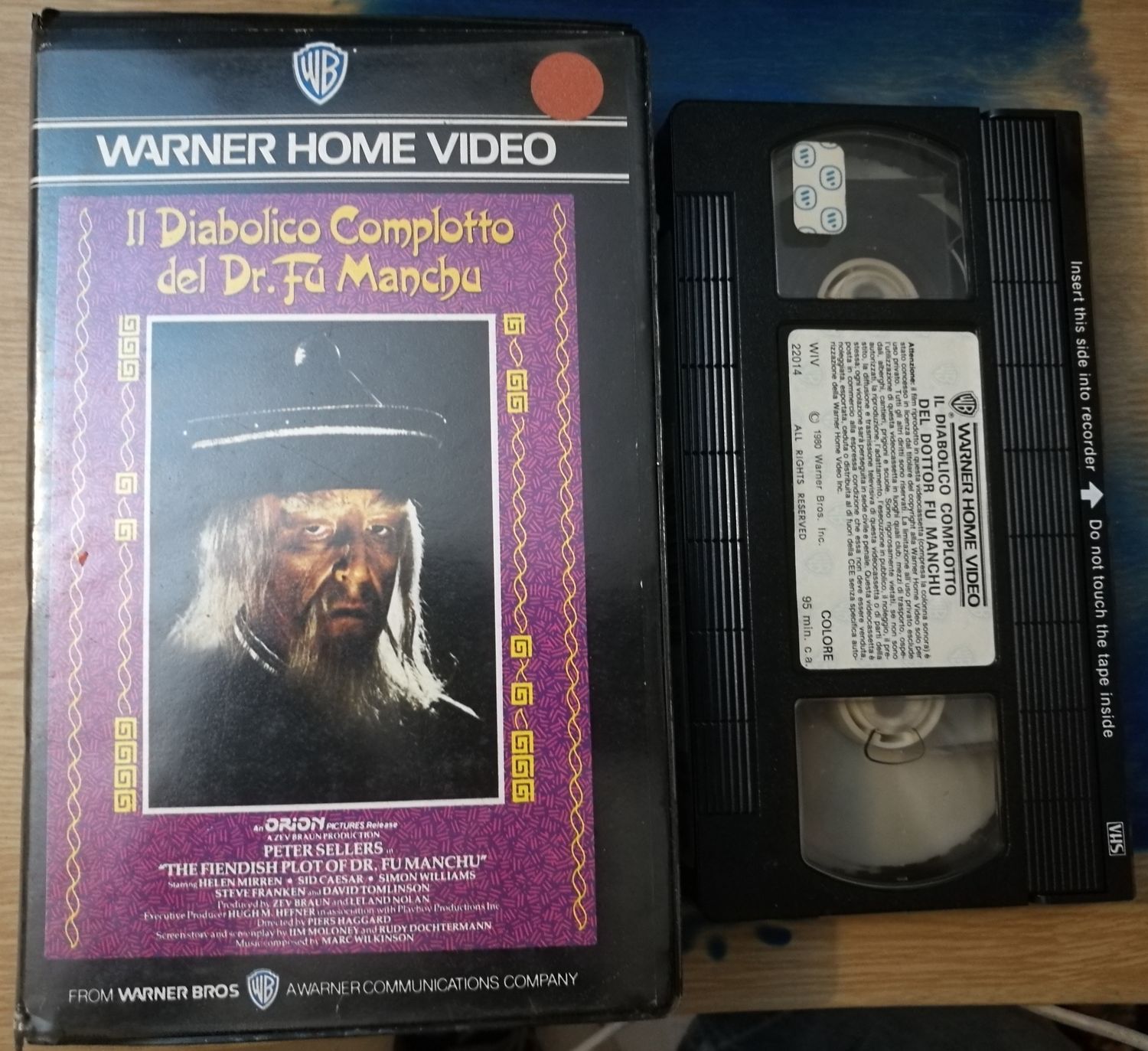 TeknoFilm – VHS – IL DIABOLICO COMPLOTTO DEL DR FU MANCHU di Piers Haggard (1980) - WARNER BROS TeknoFilm – VHS – IL DIABOLICO COMPLOTTO DEL DR FU MANCHU di Piers Haggard (1980) - WARNER BROS