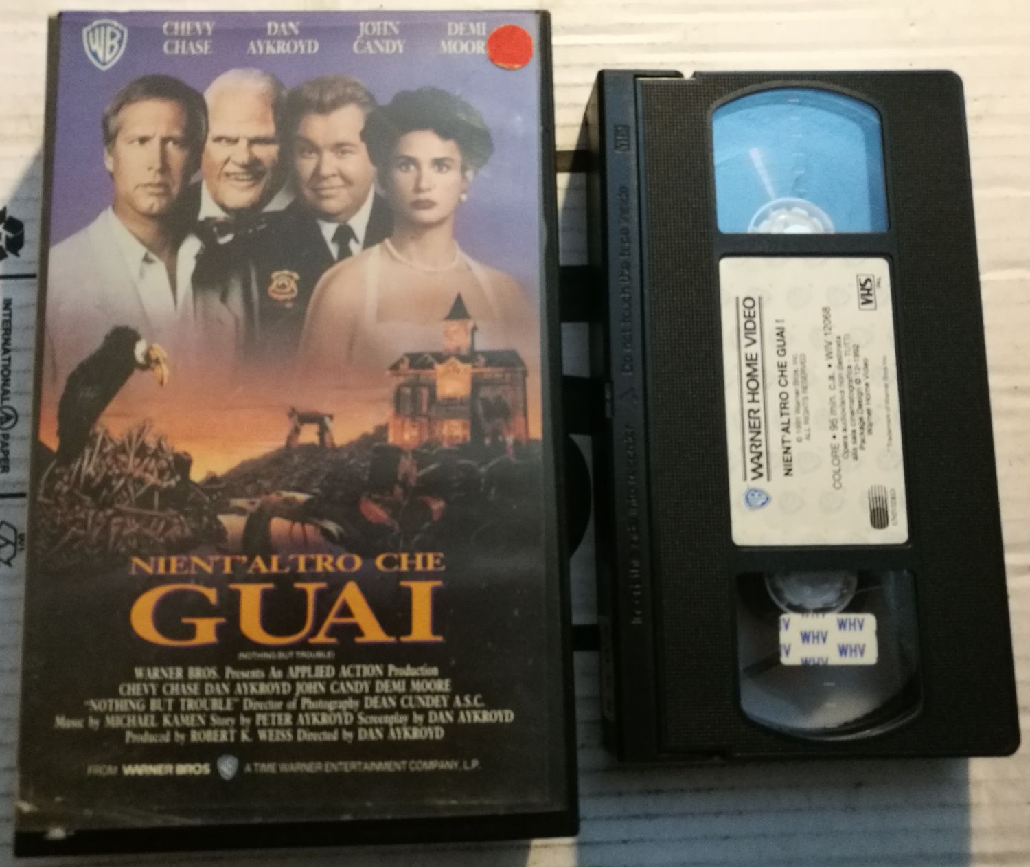 TeknoFilm – VHS – NIENT'ALTRO CHE GUAI di Dan Aykroyd (1990) - WARNER BROS TeknoFilm – VHS – NIENT'ALTRO CHE GUAI di Dan Aykroyd (1990) - WARNER BROS