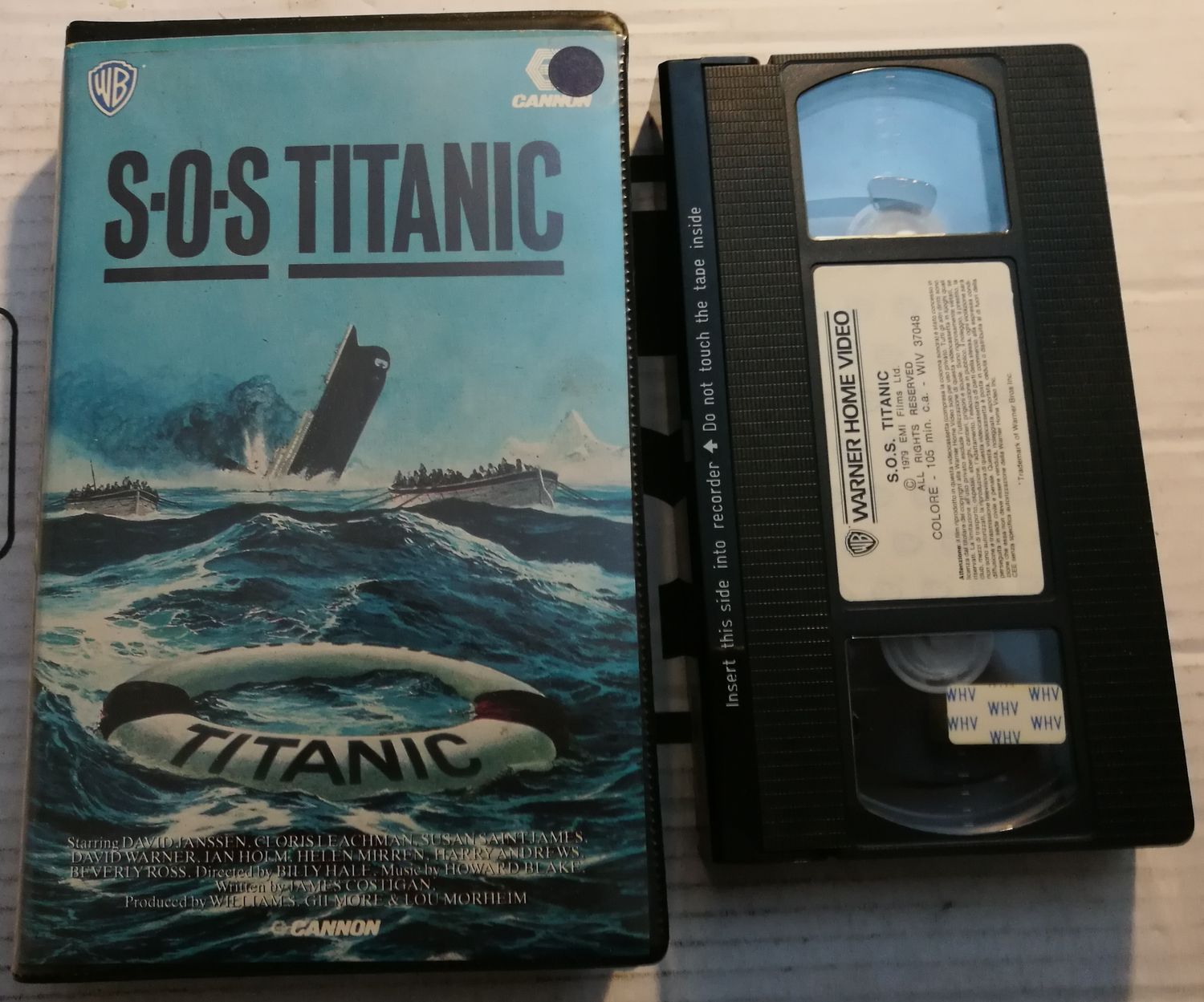 TeknoFilm – VHS – S.O.S. TITANIC di William Hale (1979) - WARNER BROS TeknoFilm – VHS – S.O.S. TITANIC di William Hale (1979) - WARNER BROS