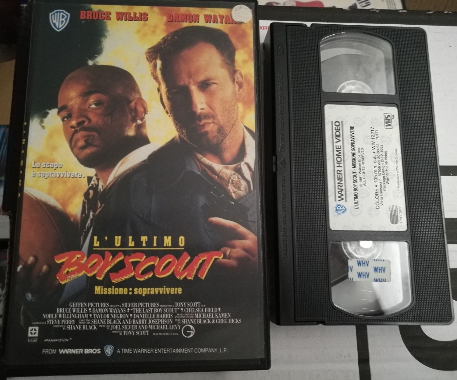 TeknoFilm – VHS – L'ULTIMO BOYSCOUT - MISSIONE SOPRAVVIVERE di Tony Scott (1991) - WARNER BROS TeknoFilm – VHS – L'ULTIMO BOYSCOUT - MISSIONE SOPRAVVIVERE di Tony Scott (1991) - WARNER BROS