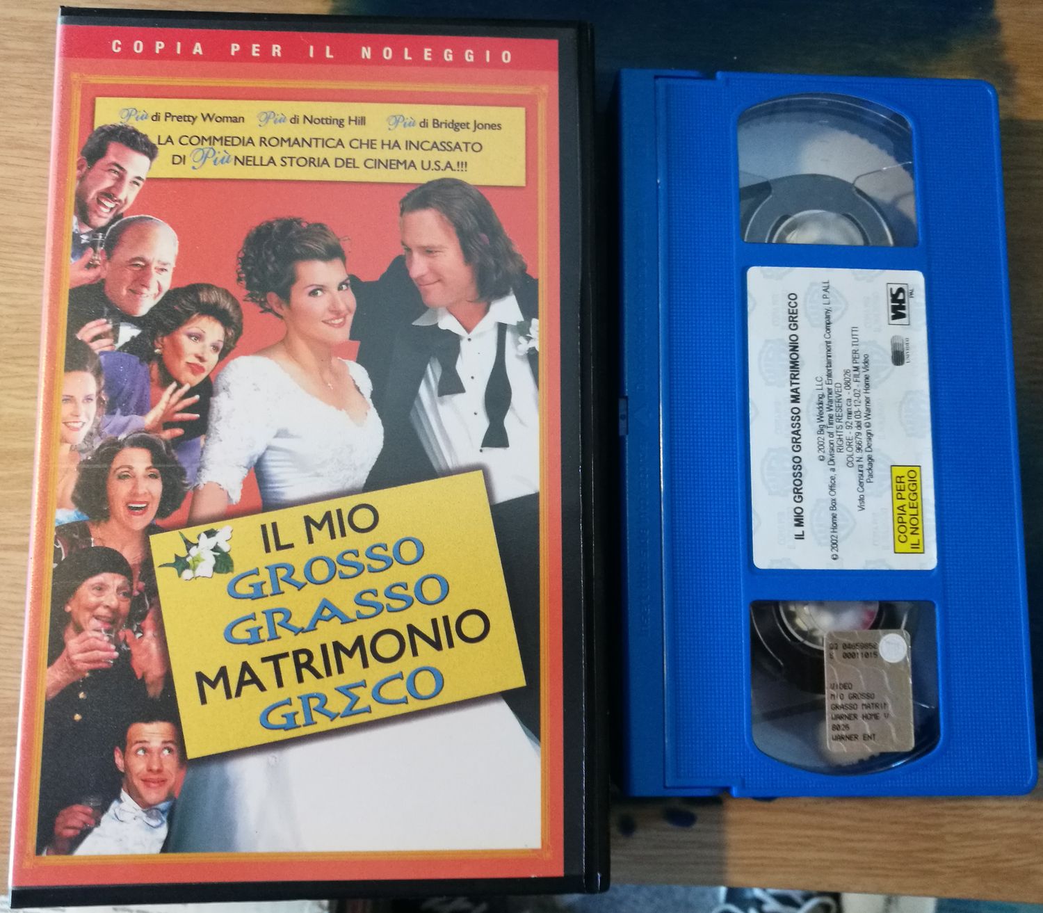TeknoFilm – VHS – IL MIO GROSSO GRASSO MATRIMONIO GRECO di Joel Zwick (2002) - WARNER BROS TeknoFilm – VHS – IL MIO GROSSO GRASSO MATRIMONIO GRECO di Joel Zwick (2002) - WARNER BROS