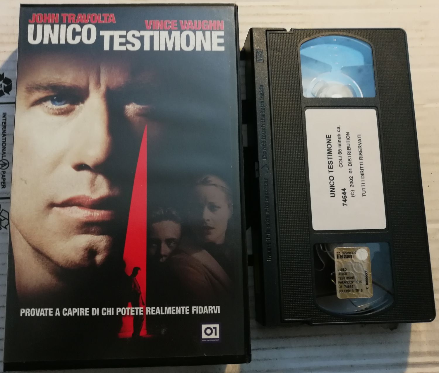TeknoFilm – VHS – UNICO TESTIMONE di Harold Becker (2001) - 01 DISTRIBUTION TeknoFilm – VHS – UNICO TESTIMONE di Harold Becker (2001) - 01 DISTRIBUTION