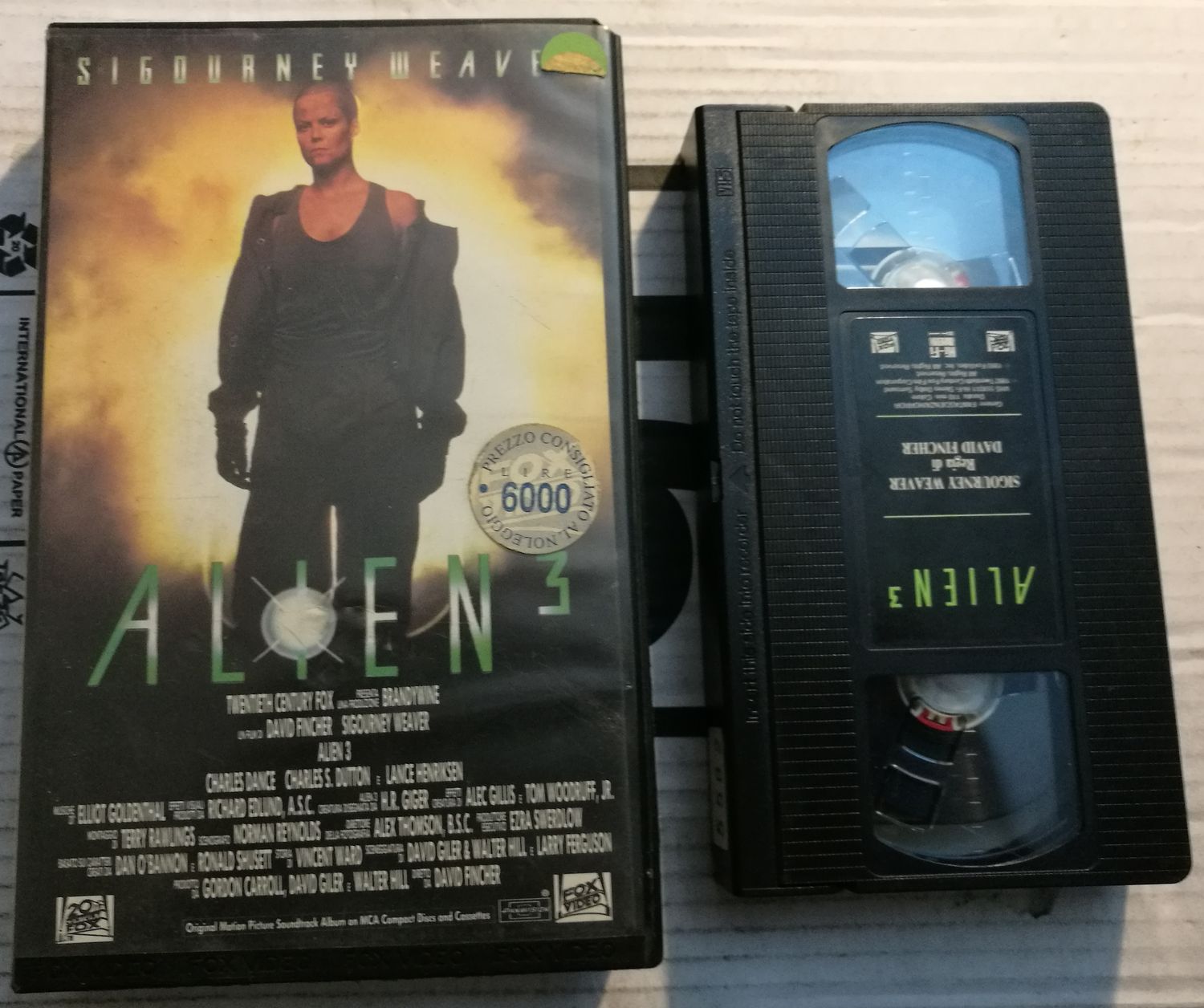 TeknoFilm – VHS – ALIEN 3 di David Fincher (1992) - 20TH CENTURY FOX TeknoFilm – VHS – ALIEN 3 di David Fincher (1992) - 20TH CENTURY FOX