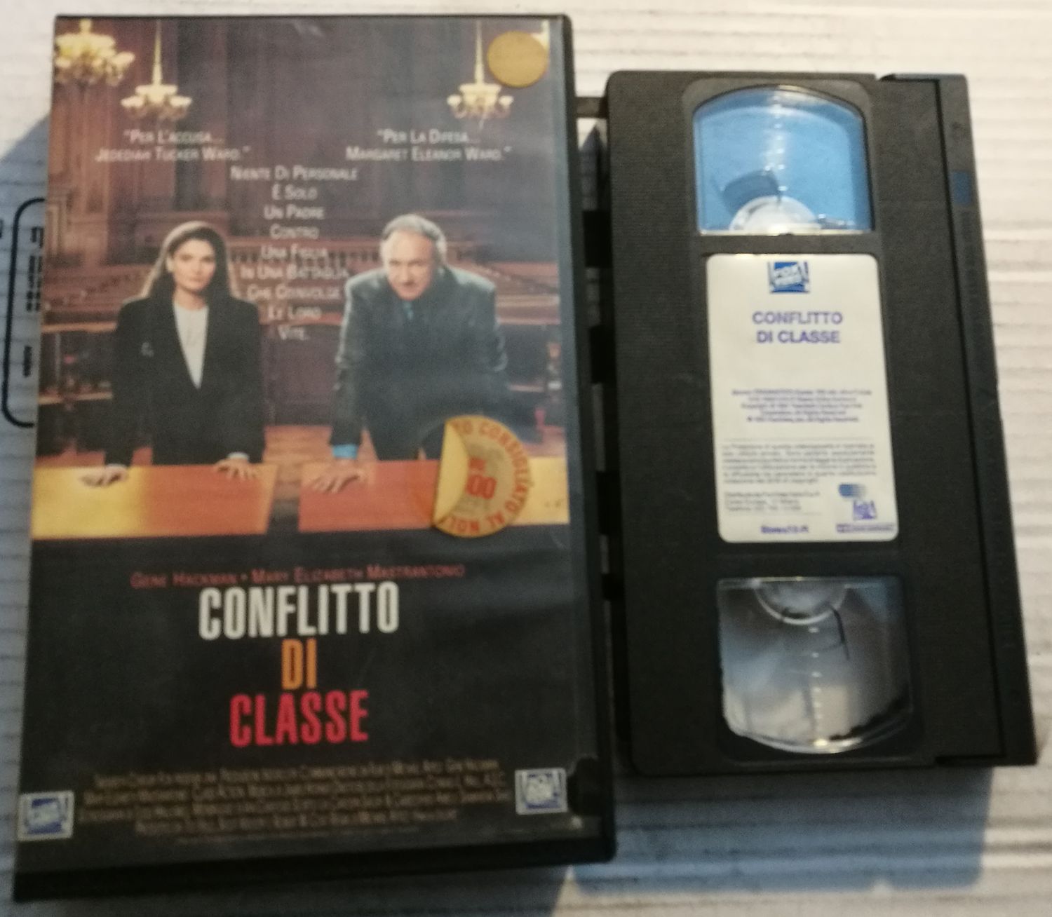 TeknoFilm – VHS – CONFLITTO DI CLASSE di Michael Apted (1991) - 20TH CENTURY FOX TeknoFilm – VHS – CONFLITTO DI CLASSE di Michael Apted (1991) - 20TH CENTURY FOX