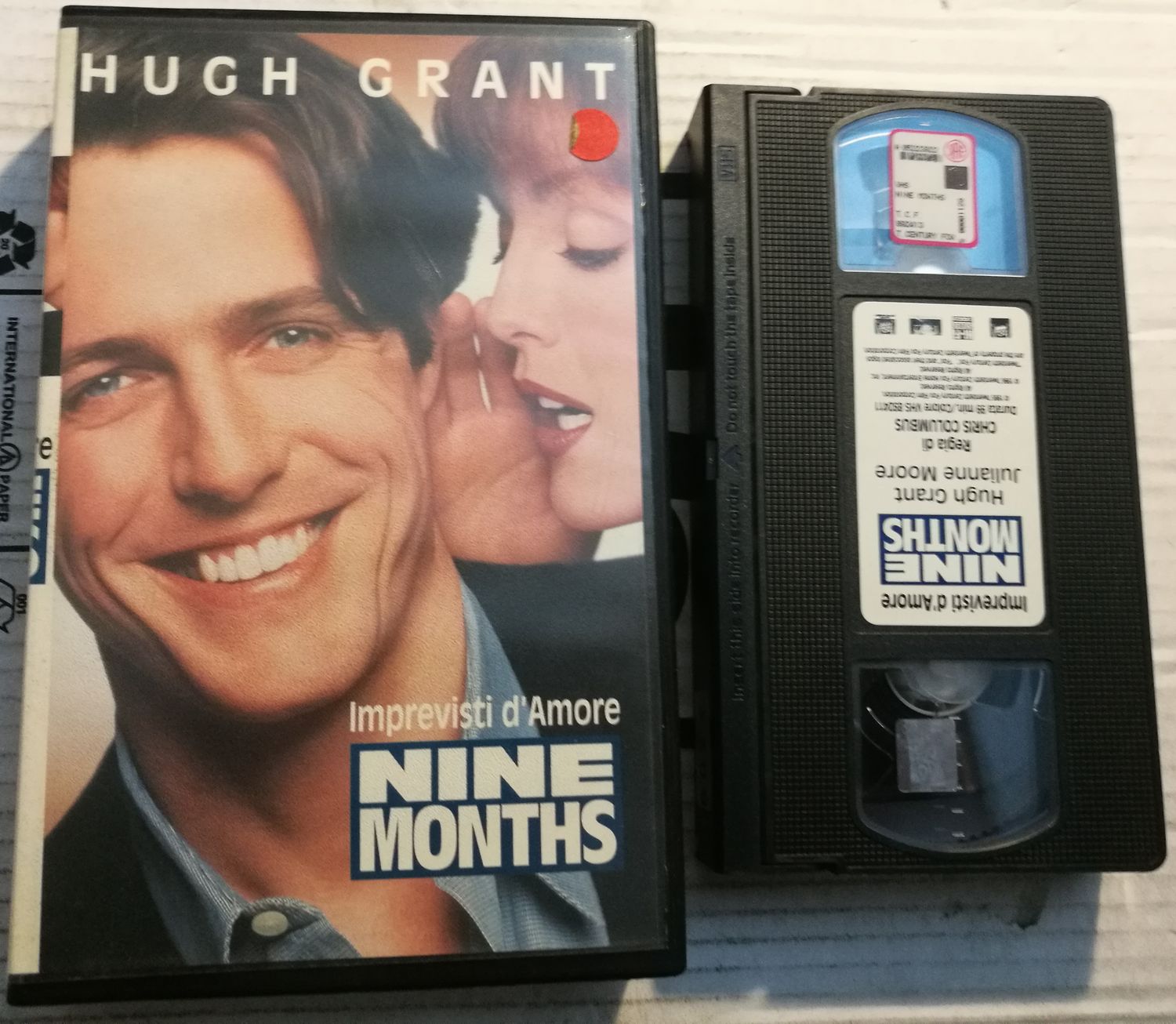 TeknoFilm – VHS – NINE MONTHS - IMPREVISTI D'AMORE di Chris Columbus (1995) - 20TH CENTURY FOX TeknoFilm – VHS – NINE MONTHS - IMPREVISTI D'AMORE di Chris Columbus (1995) - 20TH CENTURY FOX