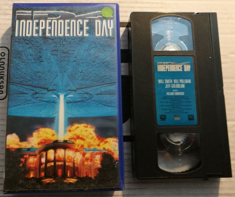 TeknoFilm – VHS – INDEPENDENCE DAY di Roland Emmerich (1996) - 20TH CENTURY FOX TeknoFilm – VHS – INDEPENDENCE DAY di Roland Emmerich (1996) - 20TH CENTURY FOX
