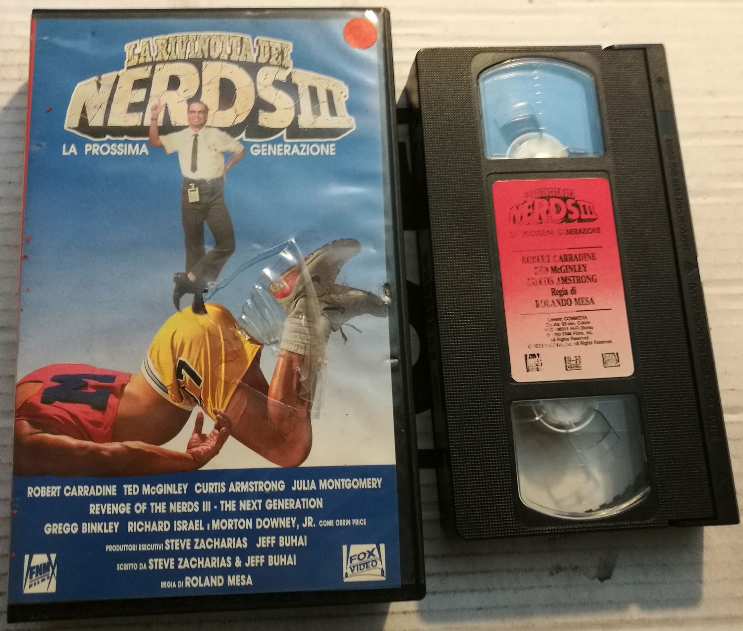 TeknoFilm – VHS – LA RIVINCITA DEI NERDS 3 di Roland Mesa (1992) - 20TH CENTURY FOX TeknoFilm – VHS – LA RIVINCITA DEI NERDS 3 di Roland Mesa (1992) - 20TH CENTURY FOX