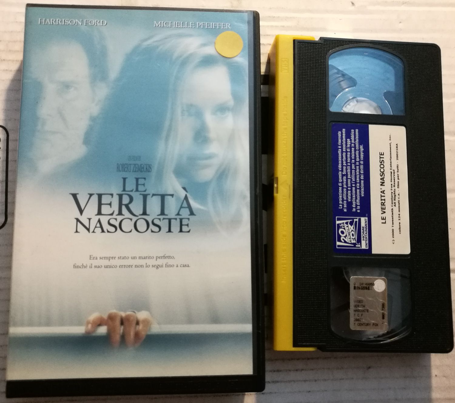 TeknoFilm – VHS – LE VERITA' NASCOSTE di Robert Zemeckis (2000) - 20TH CENTURY FOX TeknoFilm – VHS – LE VERITA' NASCOSTE di Robert Zemeckis (2000) - 20TH CENTURY FOX
