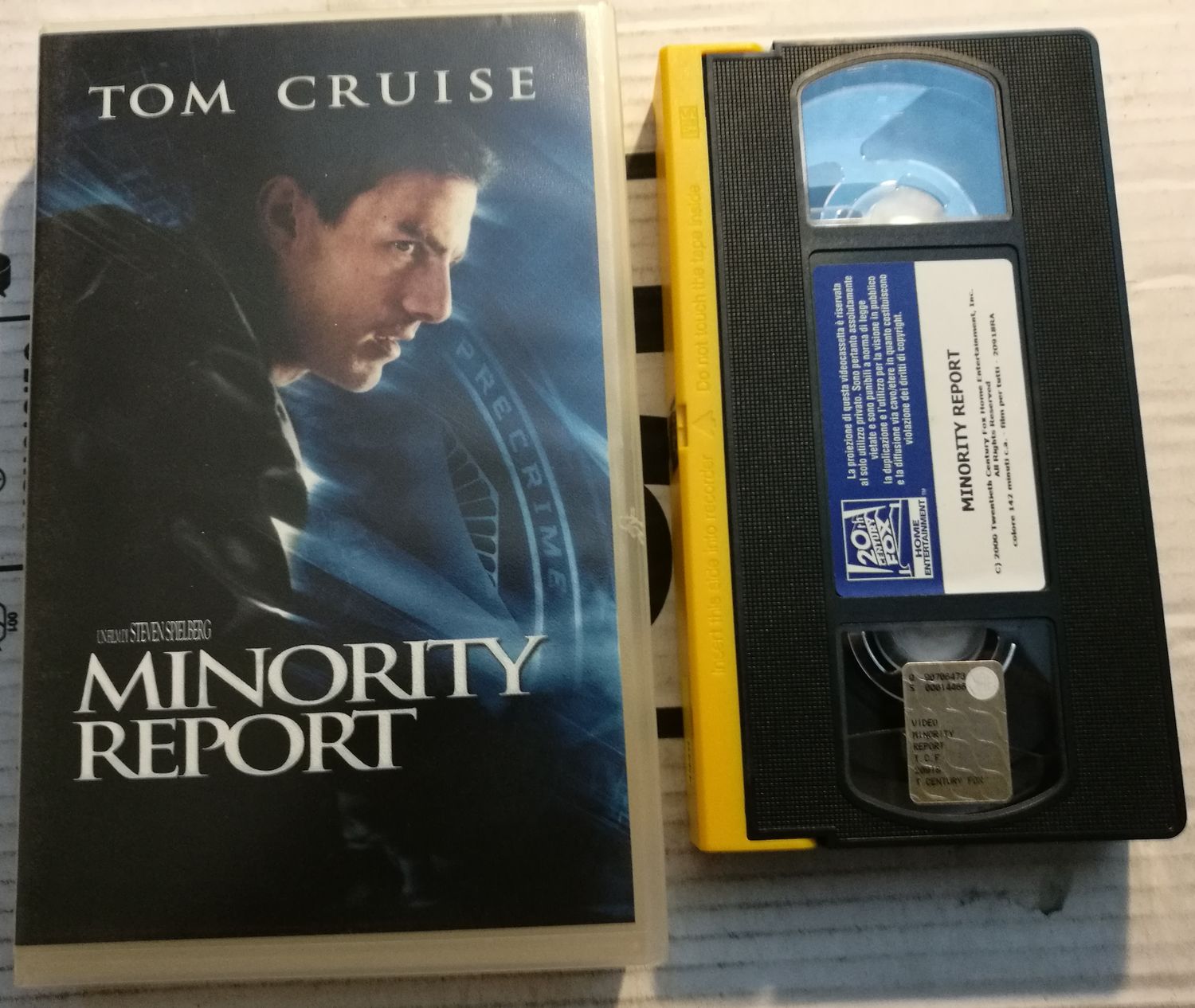 TeknoFilm – VHS – MINORITY REPORT di Steven Spielberg (2002) - 20TH CENTURY FOX TeknoFilm – VHS – MINORITY REPORT di Steven Spielberg (2002) - 20TH CENTURY FOX