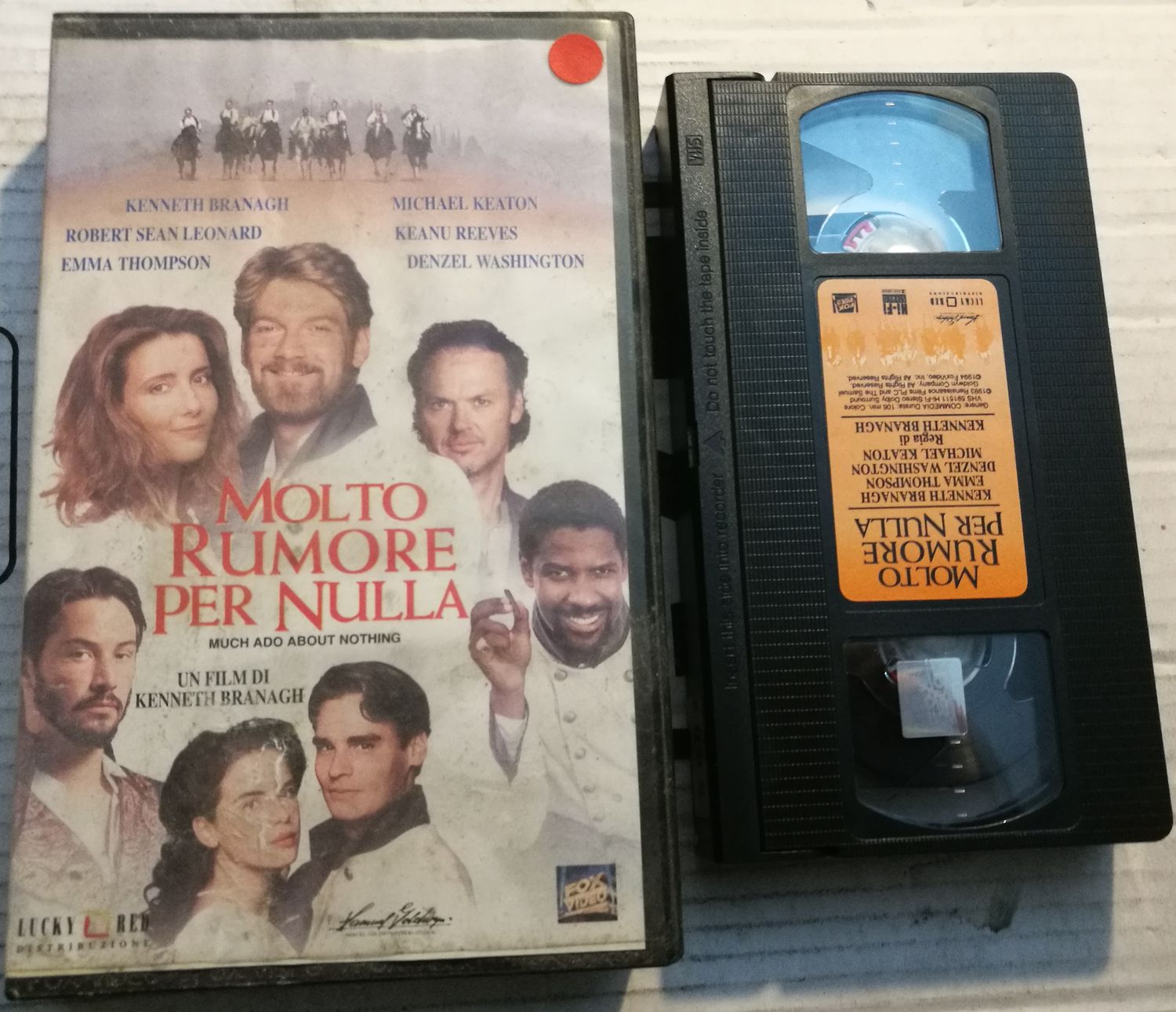 TeknoFilm – VHS – MOLTO RUMORE PER NULLA di Kenneth Branagh (1993) - 20TH CENTURY FOX TeknoFilm – VHS – MOLTO RUMORE PER NULLA di Kenneth Branagh (1993) - 20TH CENTURY FOX