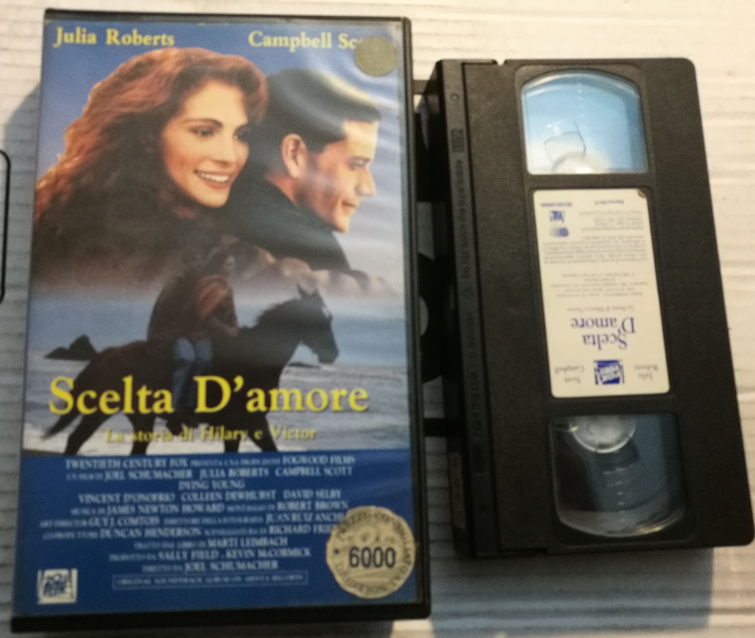 TeknoFilm – VHS – SCELTA D'AMORE - LASTORIA DI HILARY E VICTOR di Joel Schumacher (1991) - 20TH CENTURY FOX TeknoFilm – VHS – SCELTA D'AMORE - LASTORIA DI HILARY E VICTOR di Joel Schumacher (1991) - 20TH CENTURY FOX