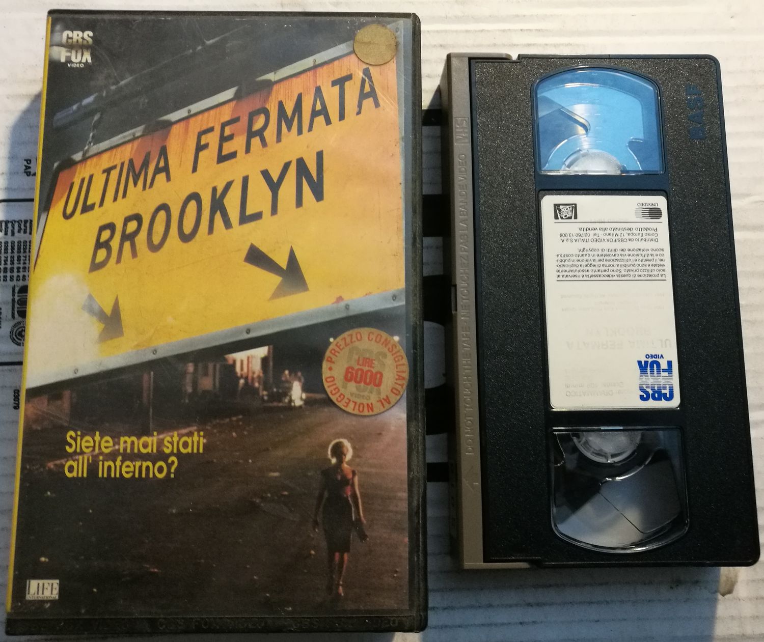 TeknoFilm – VHS – ULTIMA FERMATA BROOKLYN di Uli Edel (1989) - 20TH CENTURY FOX TeknoFilm – VHS – ULTIMA FERMATA BROOKLYN di Uli Edel (1989) - 20TH CENTURY FOX