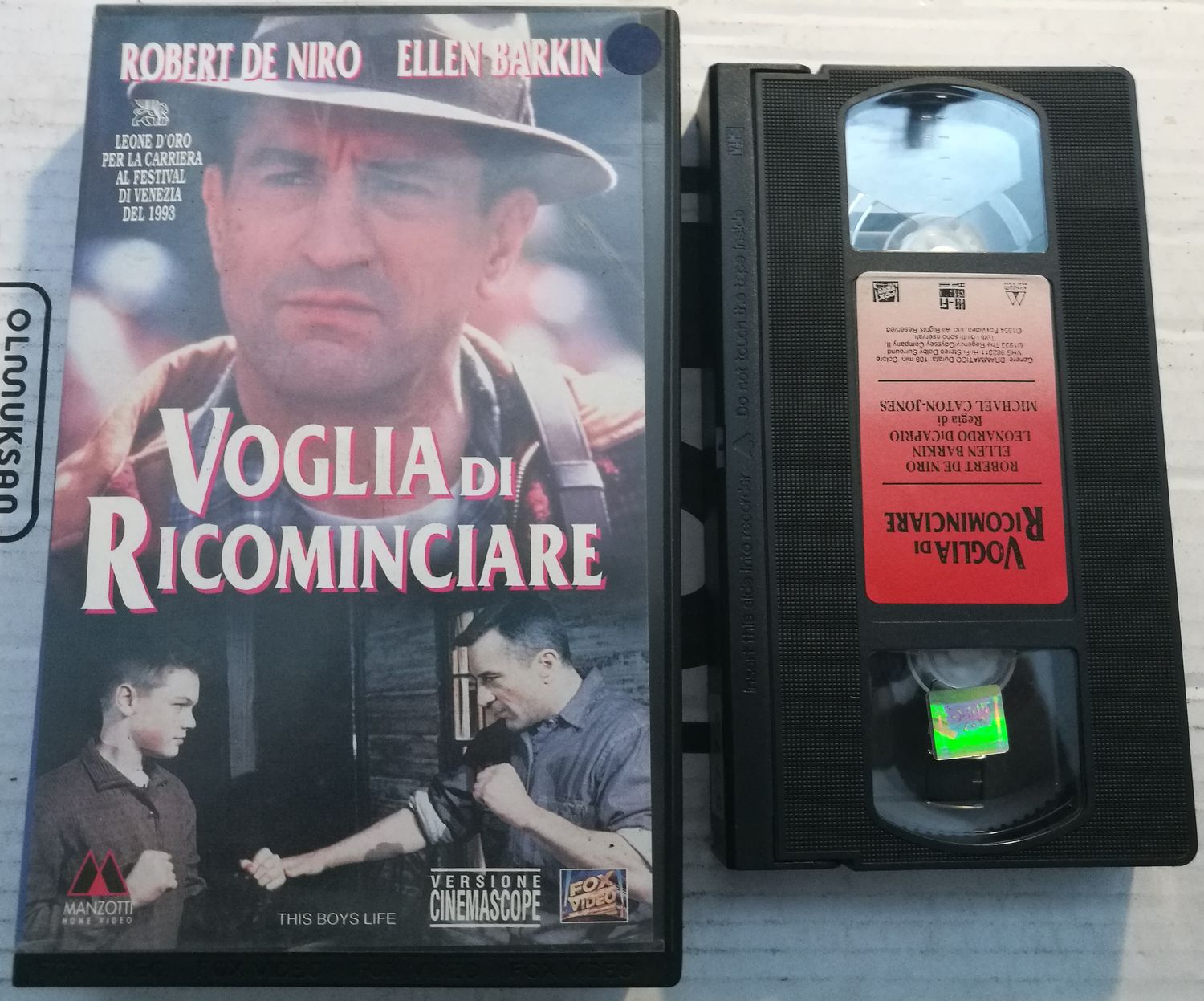 TeknoFilm – VHS – VOGLIA DI RICOMINCIARE di Michael Caton-Jones (1993) - 20TH CENTURY FOX TeknoFilm – VHS – VOGLIA DI RICOMINCIARE di Michael Caton-Jones (1993) - 20TH CENTURY FOX