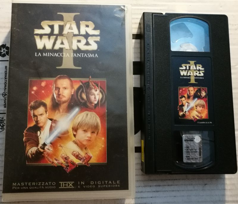 TeknoFilm – VHS (Audio THX) – STAR WARS I - LA MINACCIA FANTASMA di George Lucas (1999) - 20TH CENTURY FOX TeknoFilm – VHS (Audio THX) – STAR WARS I - LA MINACCIA FANTASMA di George Lucas (1999) - 20TH CENTURY FOX