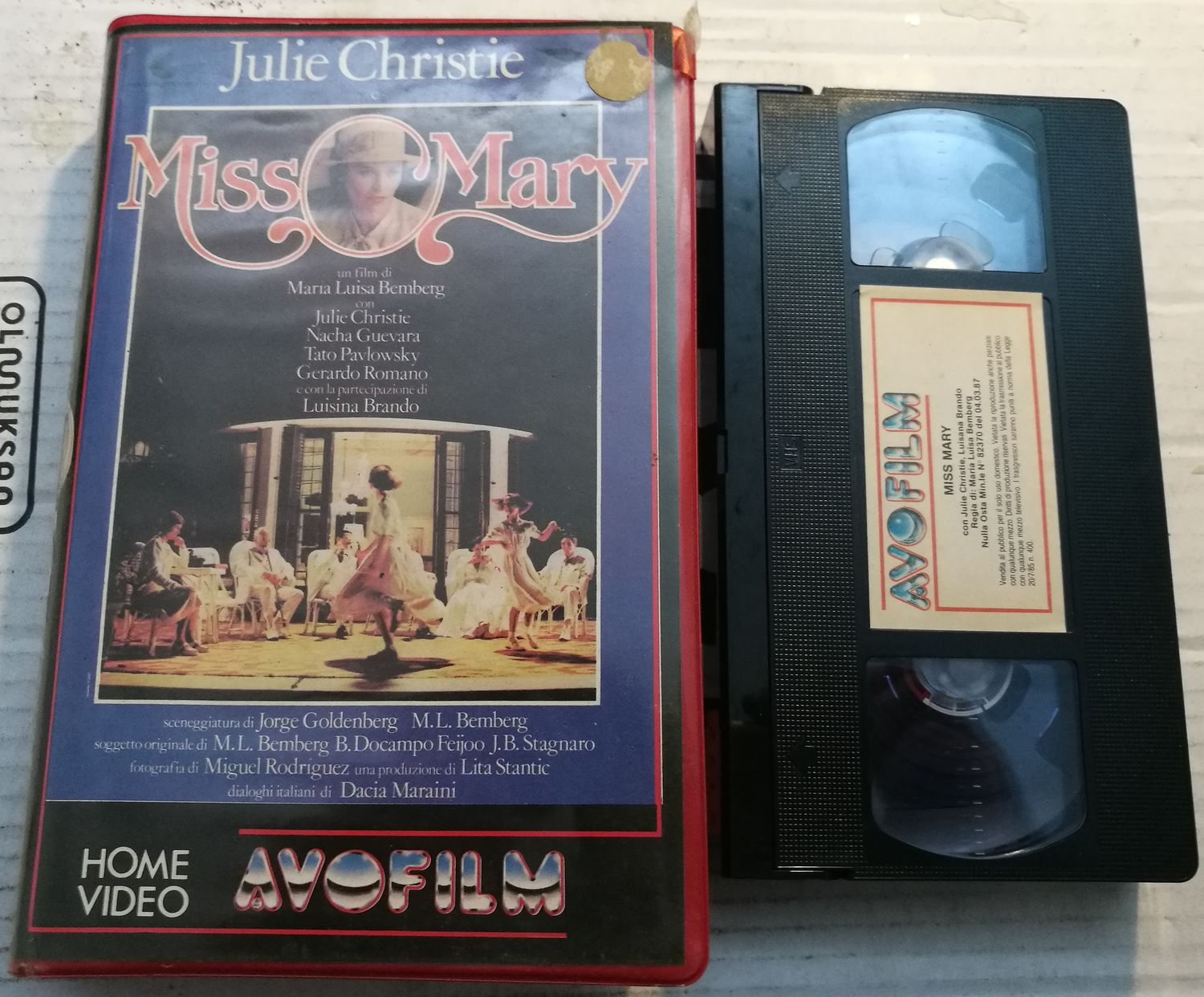TeknoFilm - VHS – MISS MARY di Maria Luisa Remberg (1986) - AVOFILM TeknoFilm - VHS – MISS MARY di Maria Luisa Remberg (1986) - AVOFILM