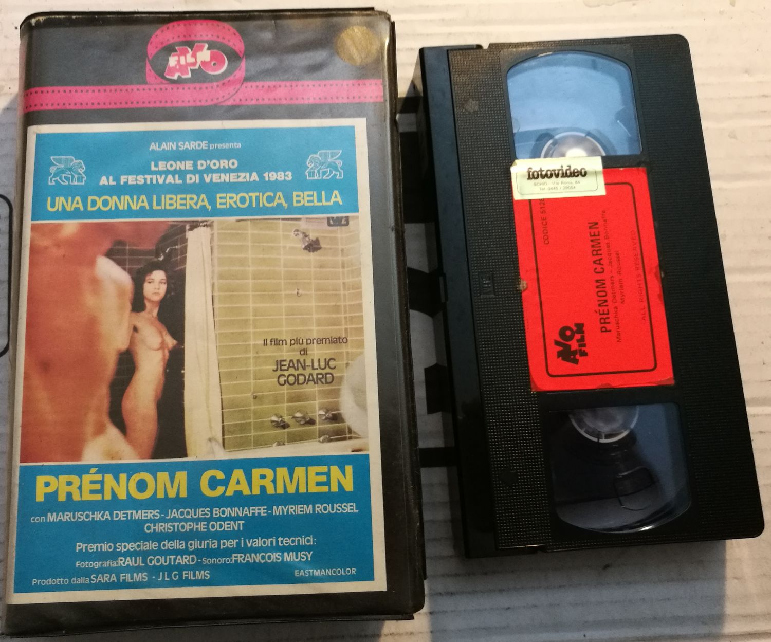 TeknoFilm - VHS – PRENOM CARMEN di Jean-Luc Godard (1983) - AVOFILM TeknoFilm - VHS – PRENOM CARMEN di Jean-Luc Godard (1983) - AVOFILM