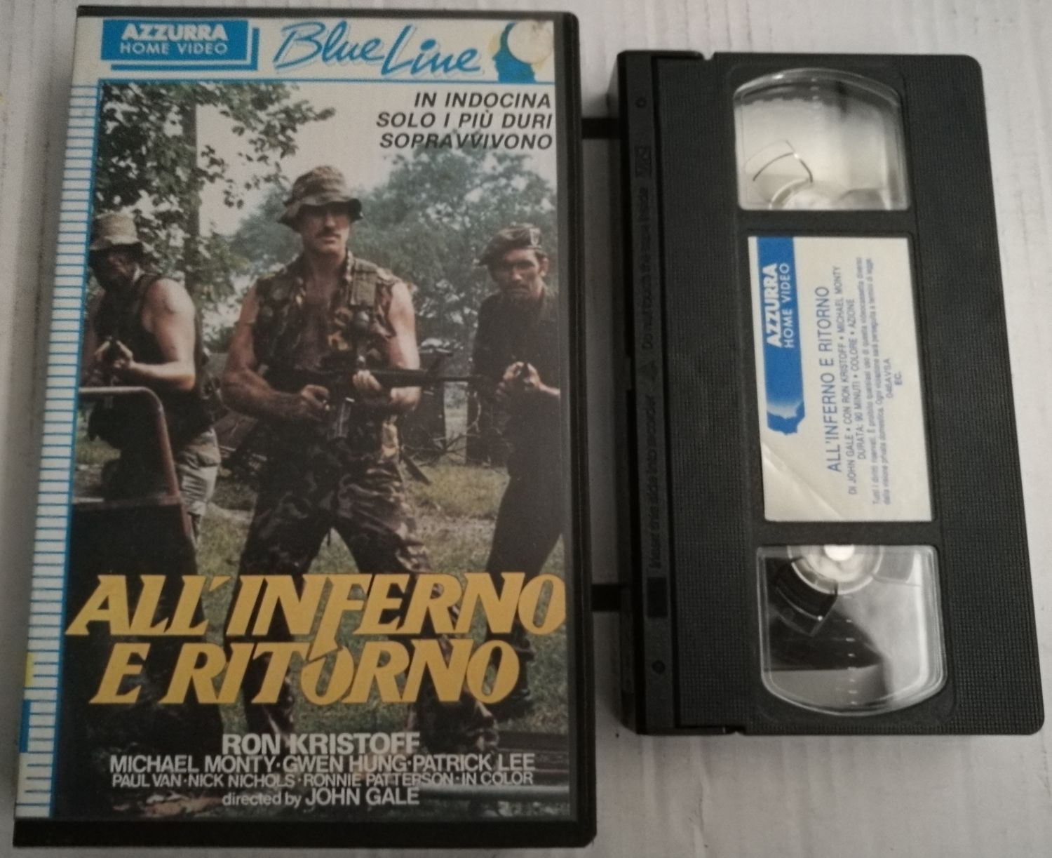 TeknoFilm - VHS – ALL'INFERNO E RITORNO di Jesse Hibbs (1955) - AZZURRA HOME VIDEO TeknoFilm - VHS – ALL'INFERNO E RITORNO di Jesse Hibbs (1955) - AZZURRA HOME VIDEO