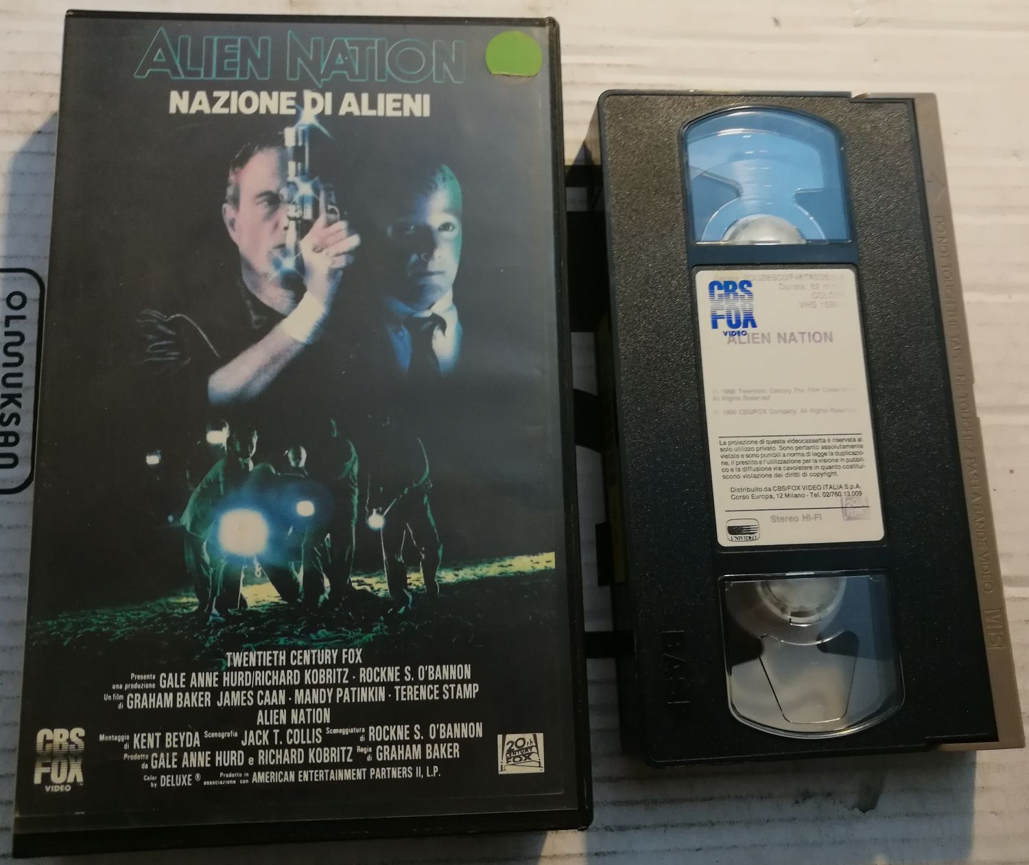 TeknoFilm - VHS – ALIEN NATION di Graham Baker (1988) - CBS FOX TeknoFilm - VHS – ALIEN NATION di Graham Baker (1988) - CBS FOX