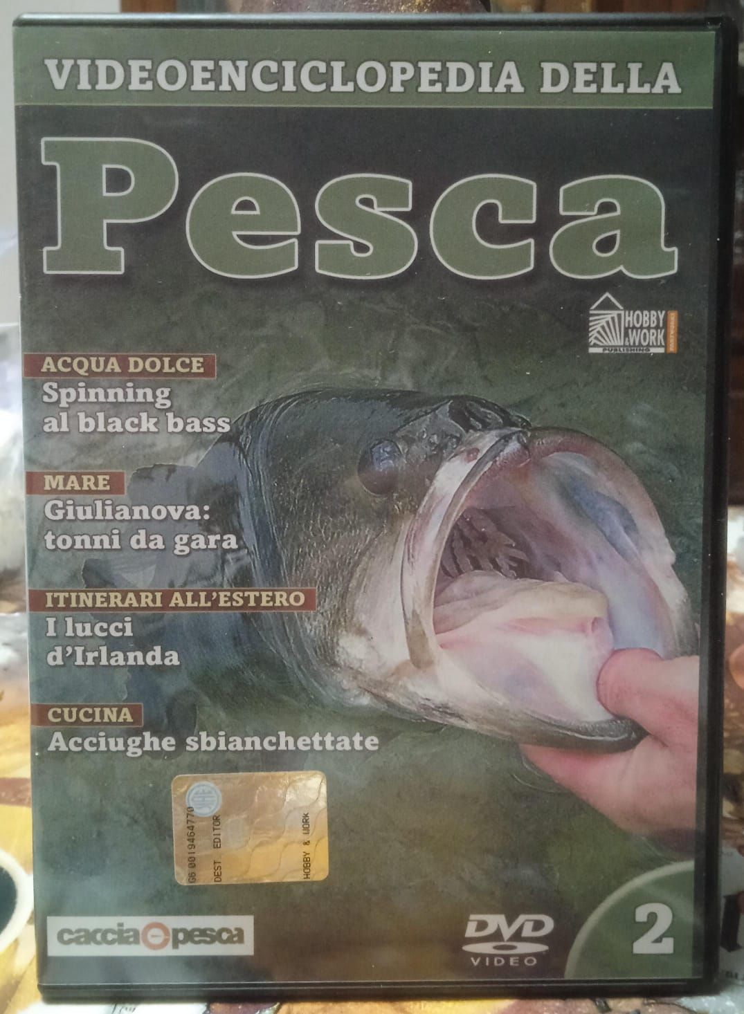 TeknoFilm - DVD - VIDEOENCICLOPEDIA DELLA PESCA 2 Acqua dolce e Mare (2006) - HOBBY & WORK TeknoFilm - DVD - VIDEOENCICLOPEDIA DELLA PESCA 2 Acqua dolce e Mare (2006) - HOBBY & WORK