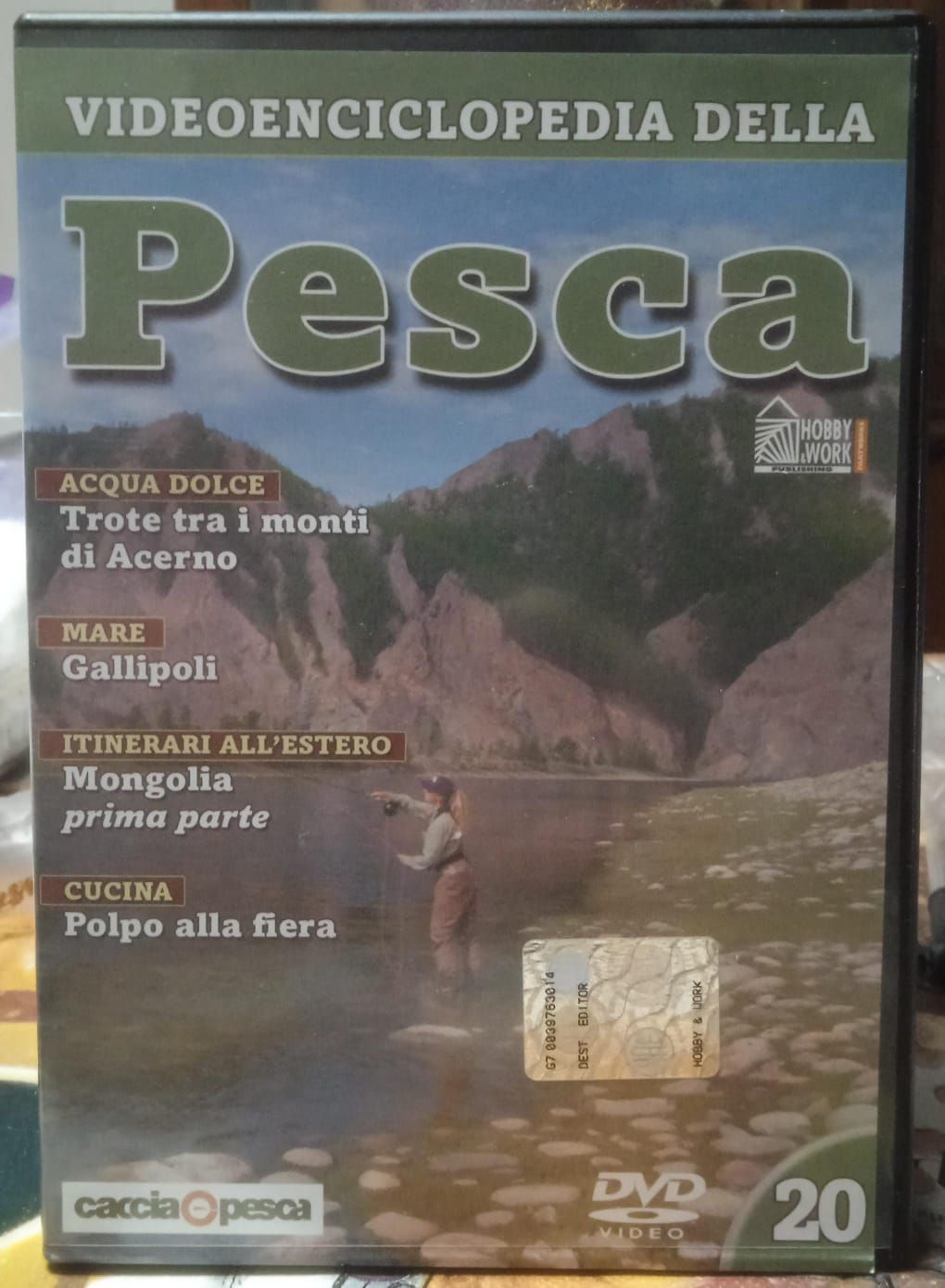 TeknoFilm - DVD - VIDEOENCICLOPEDIA DELLA PESCA 20 Acqua dolce e Mare (2006) - HOBBY & WORK TeknoFilm - DVD - VIDEOENCICLOPEDIA DELLA PESCA 20 Acqua dolce e Mare (2006) - HOBBY & WORK