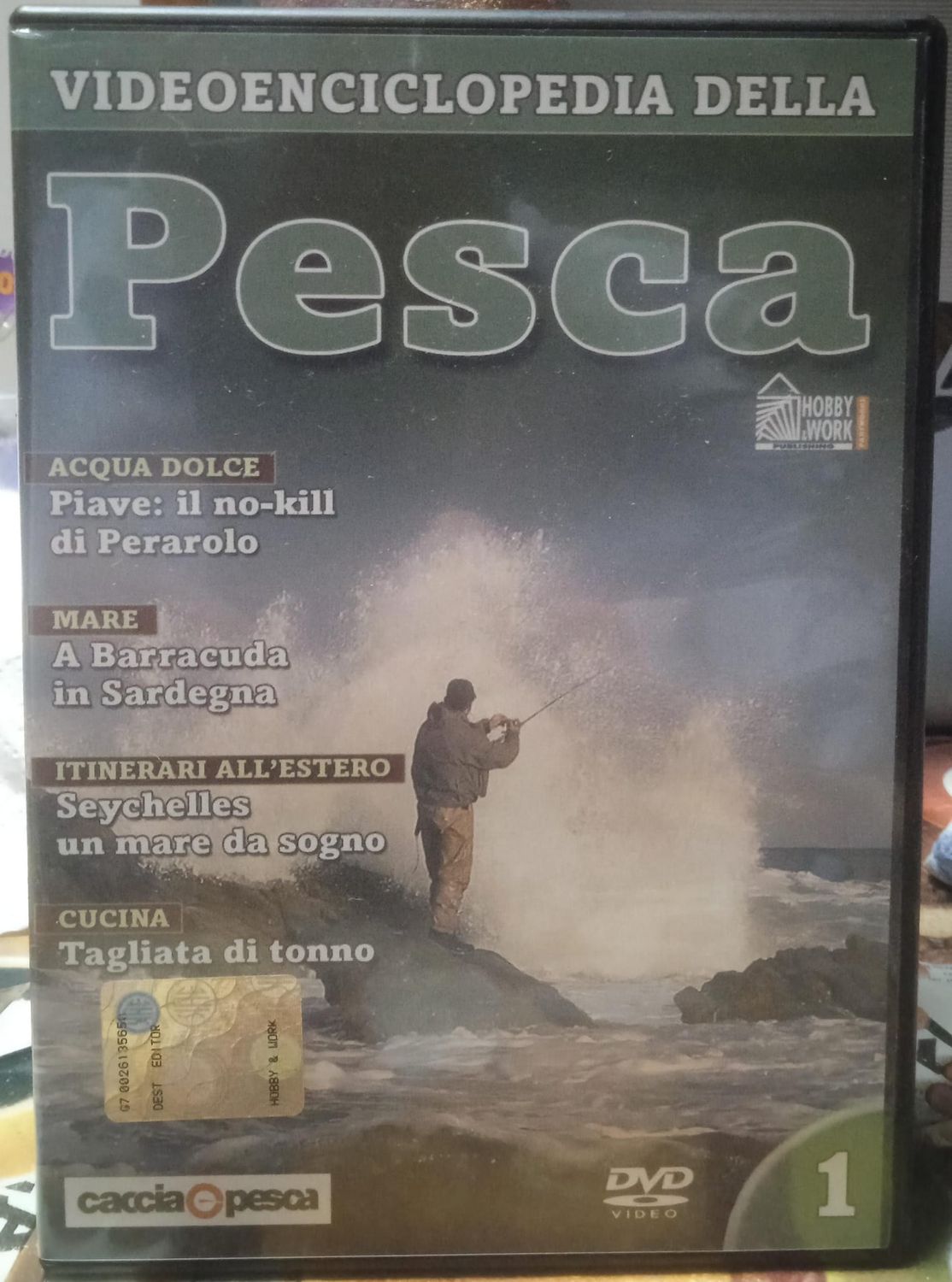 TeknoFilm - DVD - VIDEOENCICLOPEDIA DELLA PESCA 1 Acqua dolce e Mare (2006) - HOBBY & WORK TeknoFilm - DVD - VIDEOENCICLOPEDIA DELLA PESCA 1 Acqua dolce e Mare (2006) - HOBBY & WORK