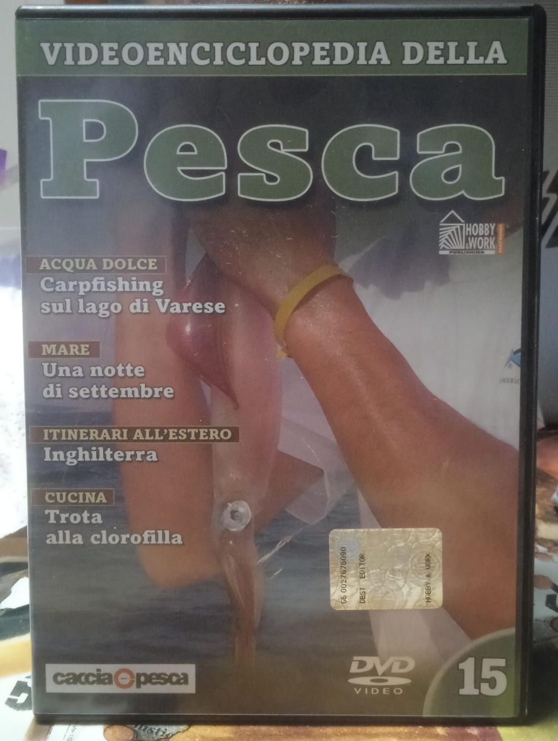 TeknoFilm - DVD - VIDEOENCICLOPEDIA DELLA PESCA 15 Acqua dolce e Mare (2006) - HOBBY & WORK TeknoFilm - DVD - VIDEOENCICLOPEDIA DELLA PESCA 15 Acqua dolce e Mare (2006) - HOBBY & WORK