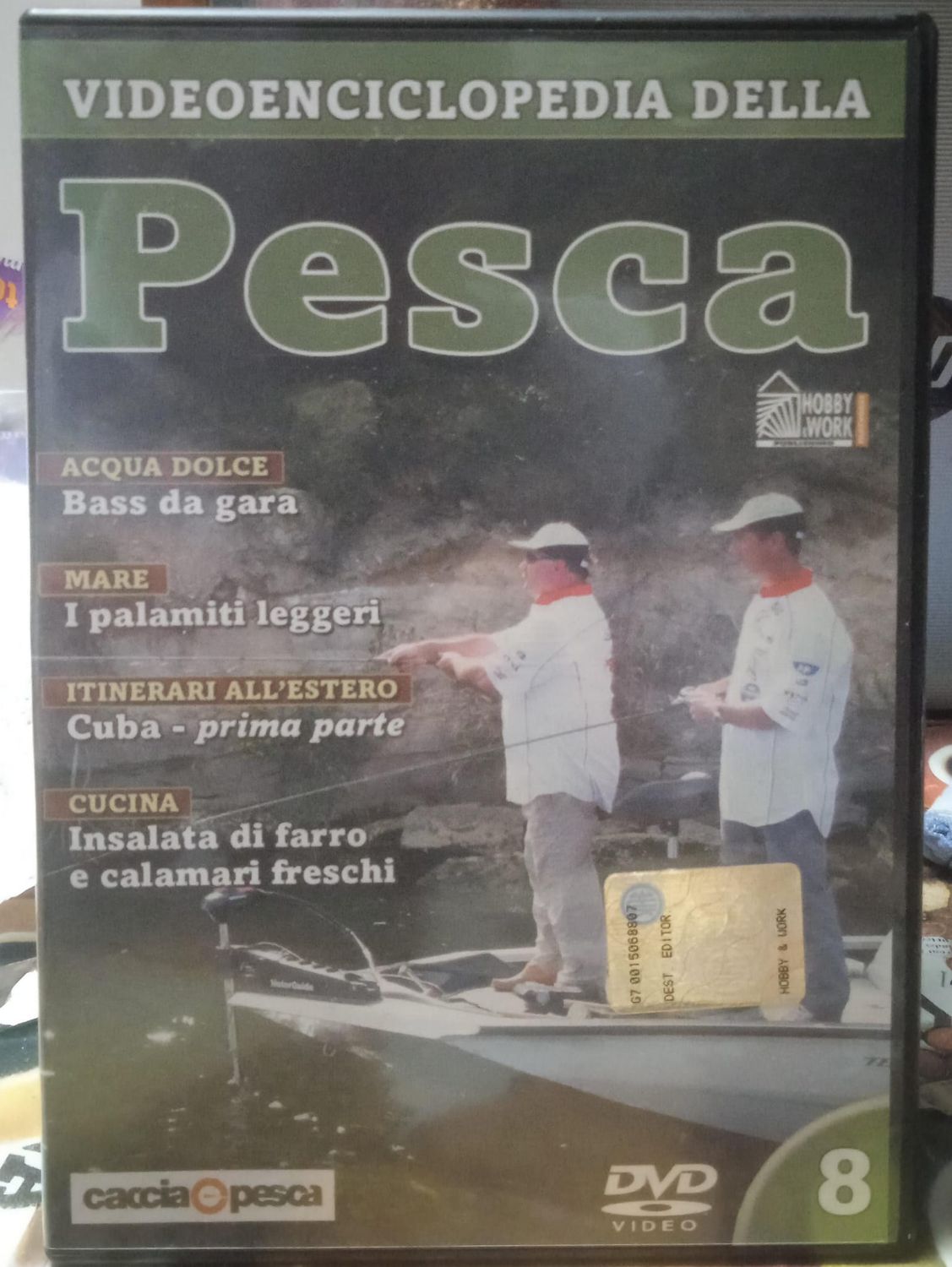 TeknoFilm - DVD - VIDEOENCICLOPEDIA DELLA PESCA 8 Acqua dolce e Mare (2006) - HOBBY & WORK TeknoFilm - DVD - VIDEOENCICLOPEDIA DELLA PESCA 8 Acqua dolce e Mare (2006) - HOBBY & WORK