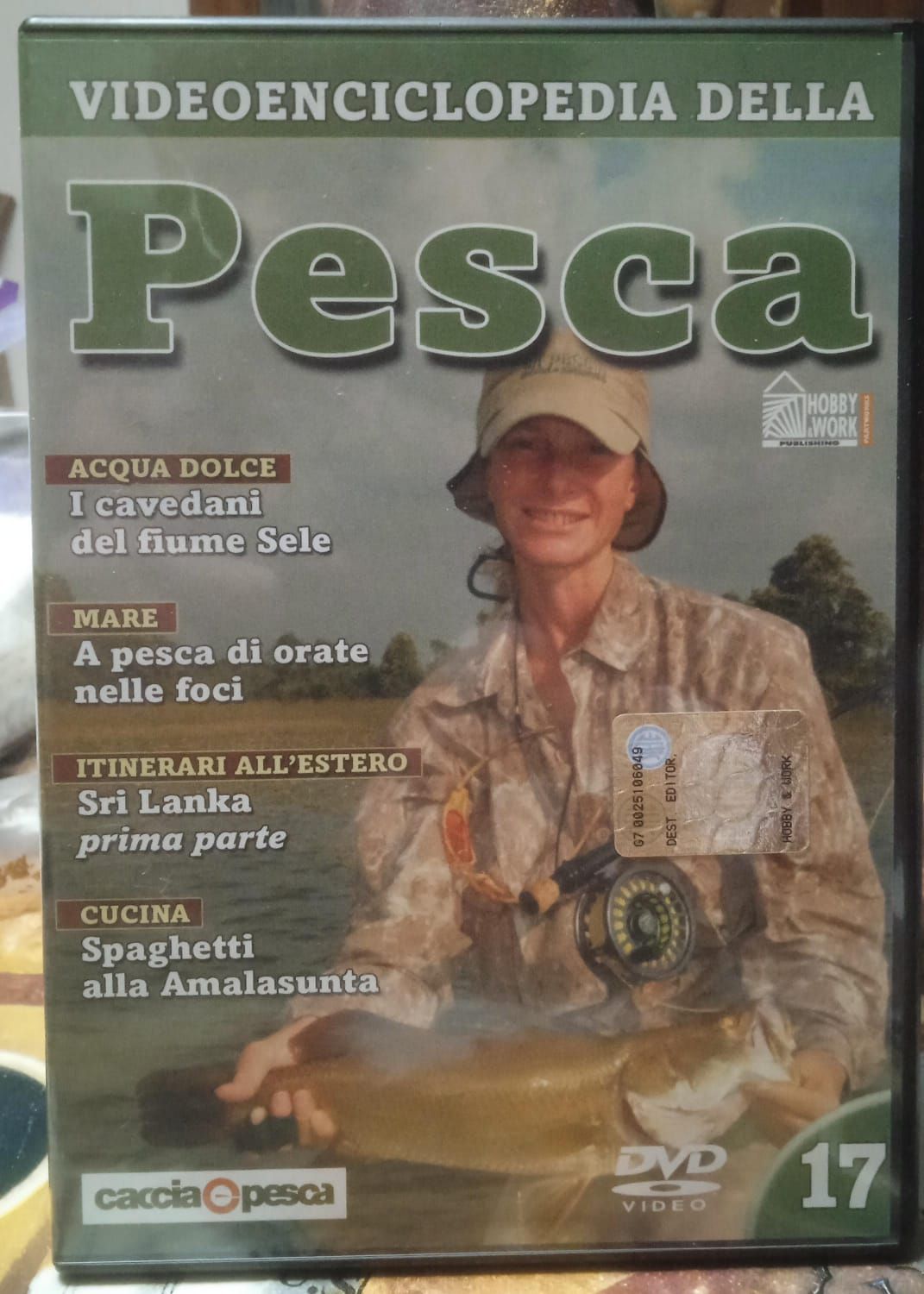 TeknoFilm - DVD - VIDEOENCICLOPEDIA DELLA PESCA 17 Acqua dolce e Mare (2006) - HOBBY & WORK TeknoFilm - DVD - VIDEOENCICLOPEDIA DELLA PESCA 17 Acqua dolce e Mare (2006) - HOBBY & WORK