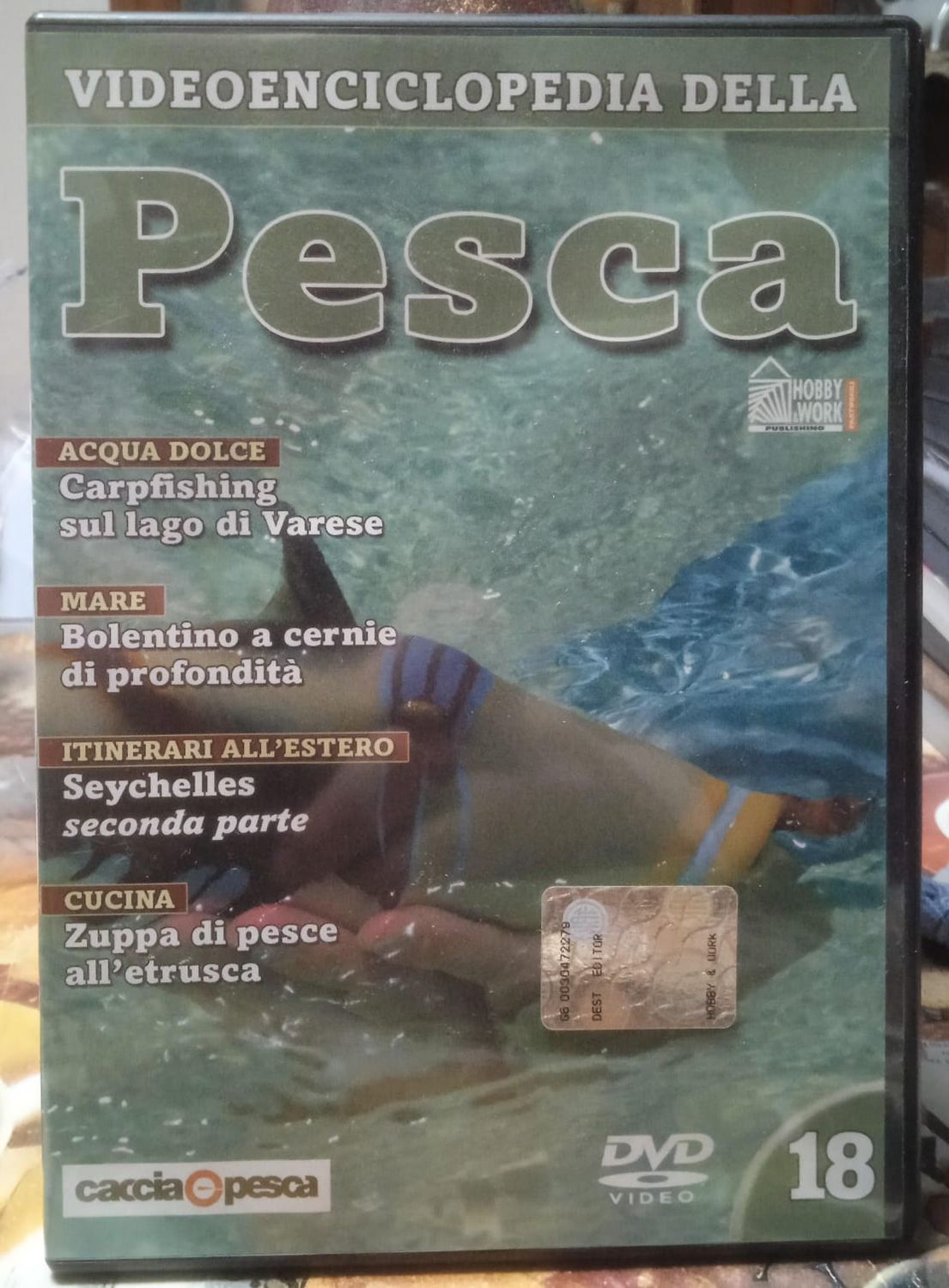 TeknoFilm - DVD - VIDEOENCICLOPEDIA DELLA PESCA 18 Acqua dolce e Mare (2006) - HOBBY & WORK TeknoFilm - DVD - VIDEOENCICLOPEDIA DELLA PESCA 18 Acqua dolce e Mare (2006) - HOBBY & WORK
