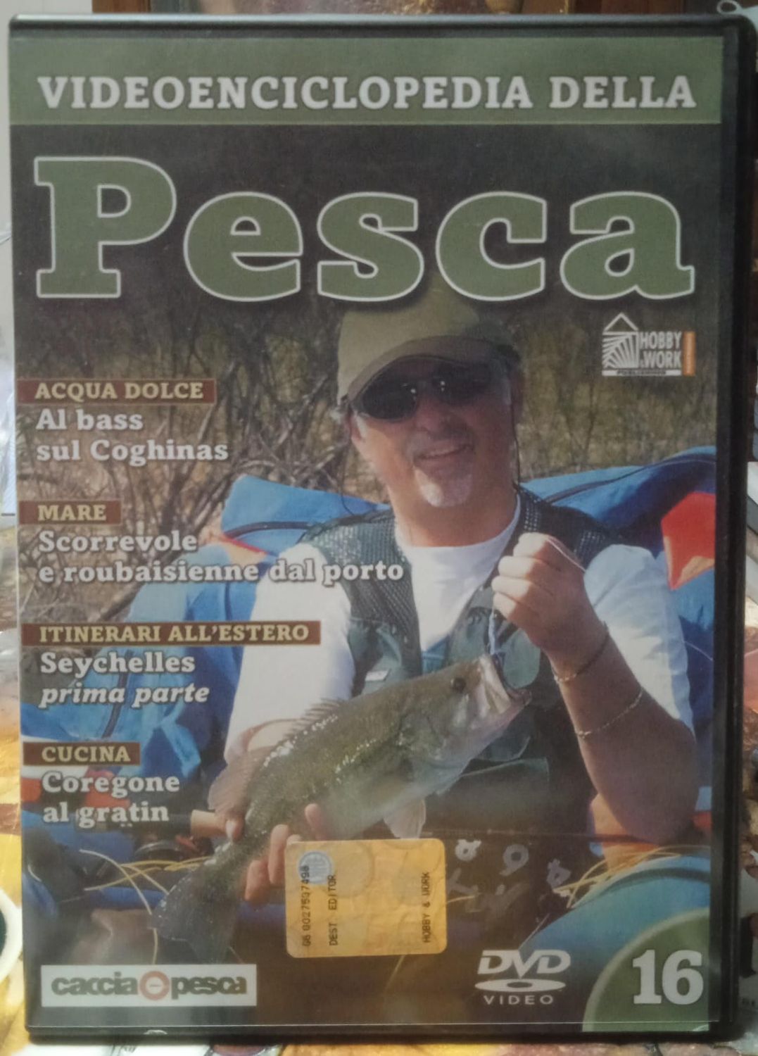 TeknoFilm - DVD - VIDEOENCICLOPEDIA DELLA PESCA 16 Acqua dolce e Mare (2006) - HOBBY & WORK TeknoFilm - DVD - VIDEOENCICLOPEDIA DELLA PESCA 16 Acqua dolce e Mare (2006) - HOBBY & WORK