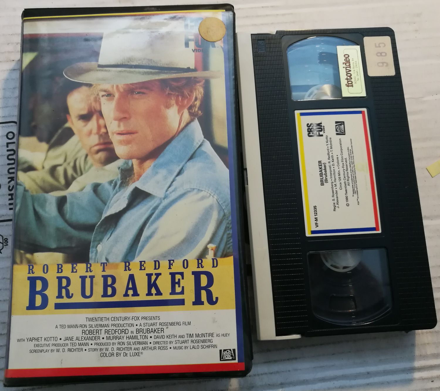 TeknoFilm - VHS – BRUBAKER di Stuart Rosenberg (1980) - CBS FOX TeknoFilm - VHS – BRUBAKER di Stuart Rosenberg (1980) - CBS FOX