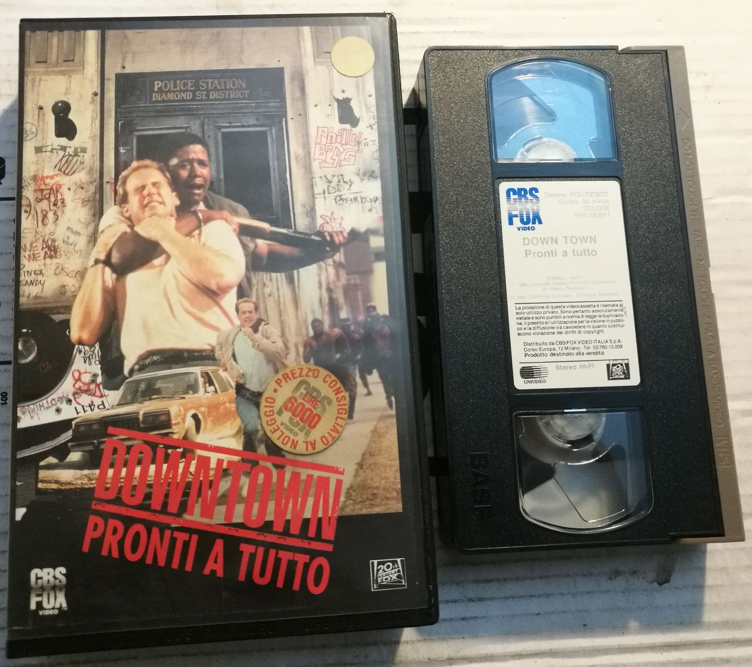TeknoFilm - VHS – DOWNTOWN - PRONTI A TUTTO di Richard Benjamin (1989) - CBS FOX TeknoFilm - VHS – DOWNTOWN - PRONTI A TUTTO di Richard Benjamin (1989) - CBS FOX