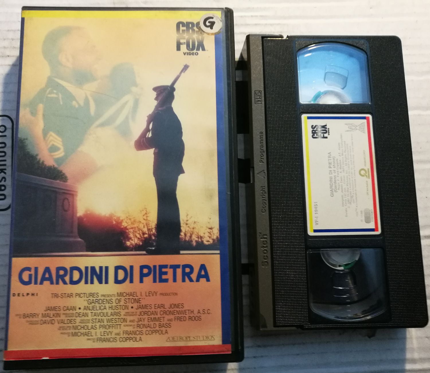 TeknoFilm - VHS – GIARDINI DI PIETRA di Francis Ford Coppola (1987) - CBS FOX TeknoFilm - VHS – GIARDINI DI PIETRA di Francis Ford Coppola (1987) - CBS FOX