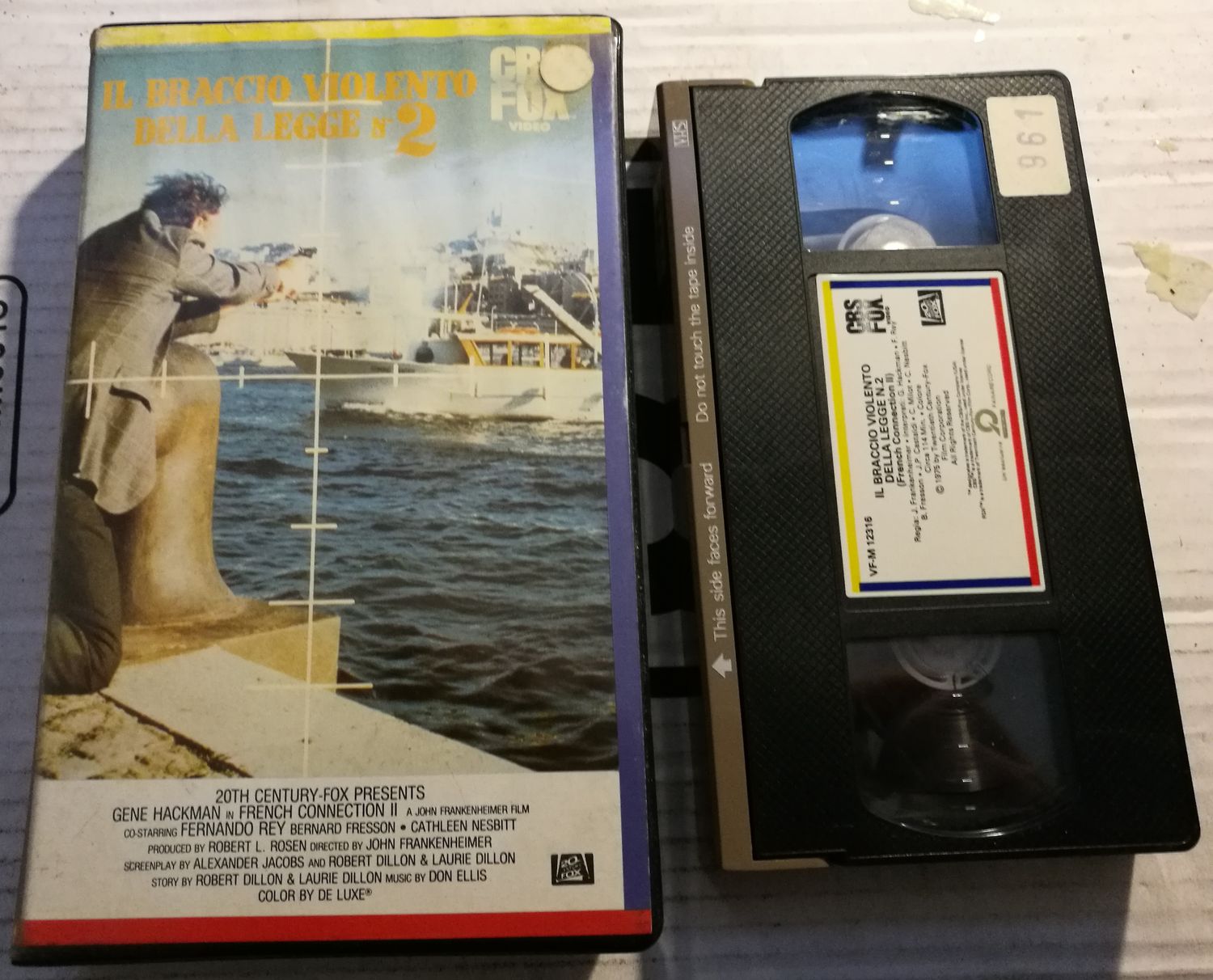 TeknoFilm - VHS – IL BRACCIO VIOLENTO DELLA LEGGE 2 di John Frankenheimer (1975) - CBS FOX