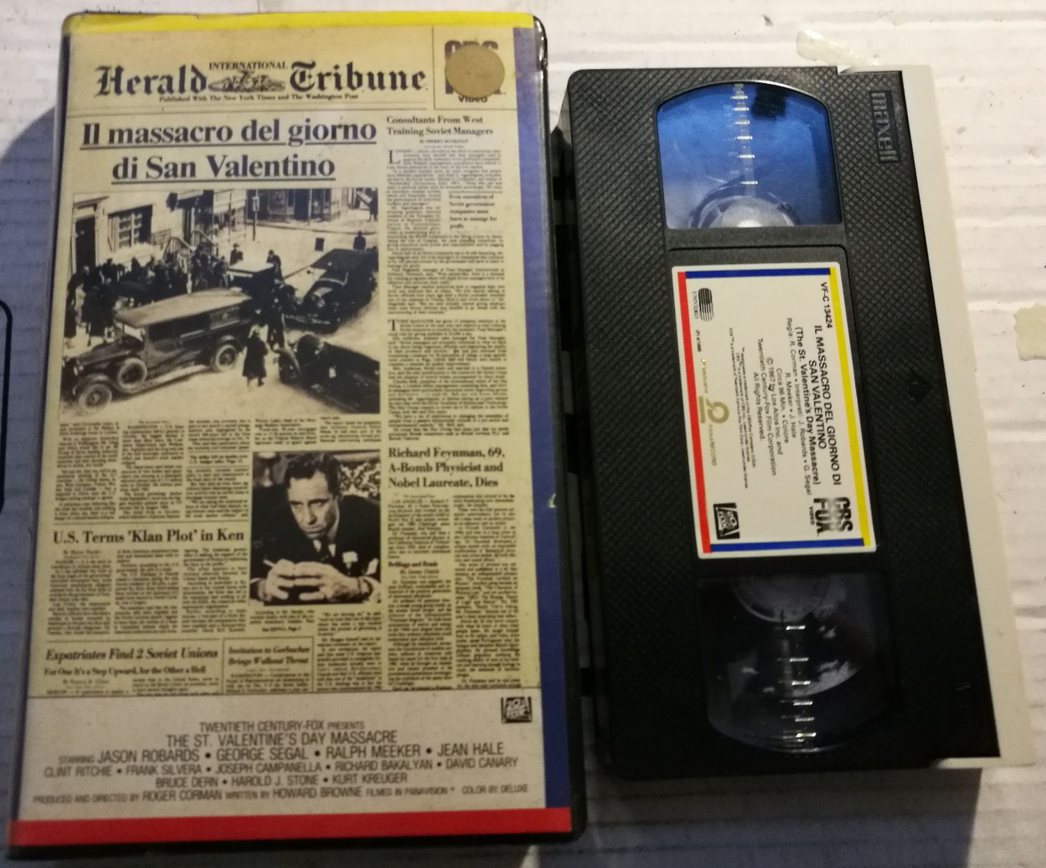 TeknoFilm - VHS – IL MASSACRO DEL GIORNO DI SAN VALENTINO di Roger Corman (1967) - CBS FOX TeknoFilm - VHS – IL MASSACRO DEL GIORNO DI SAN VALENTINO di Roger Corman (1967) - CBS FOX