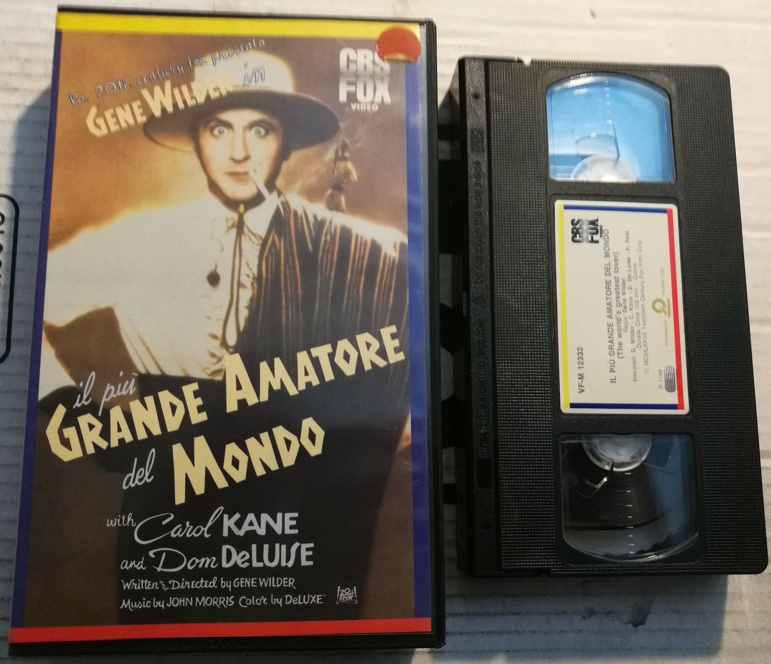 TeknoFilm - VHS – IL PIU' GRANDE AMATORE DEL MONDO di Gene Wilder (1977) - CBS FOX TeknoFilm - VHS – IL PIU' GRANDE AMATORE DEL MONDO di Gene Wilder (1977) - CBS FOX