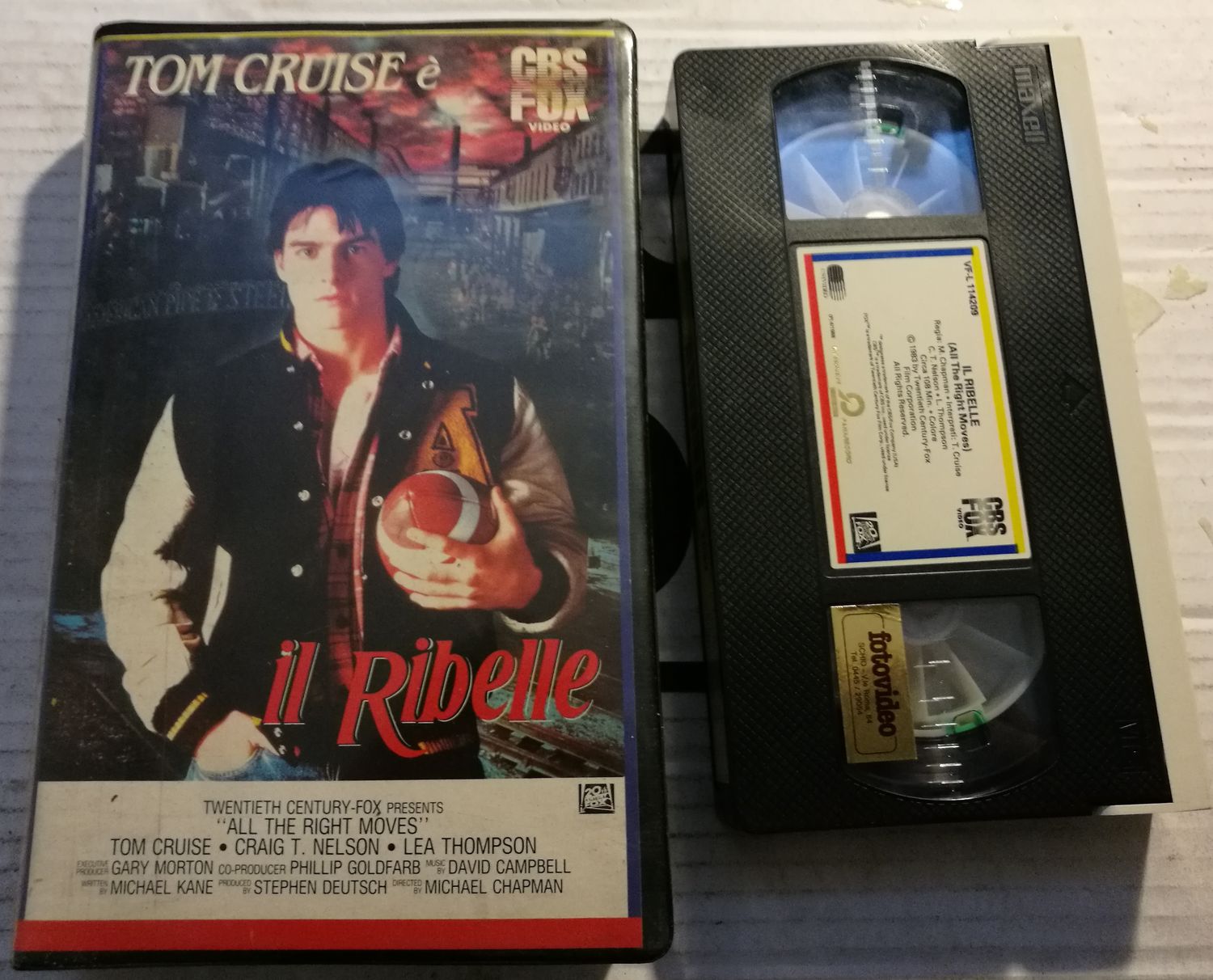 TeknoFilm - VHS – IL RIBELLE di Michael Chapman (1983) - CBS FOX TeknoFilm - VHS – IL RIBELLE di Michael Chapman (1983) - CBS FOX