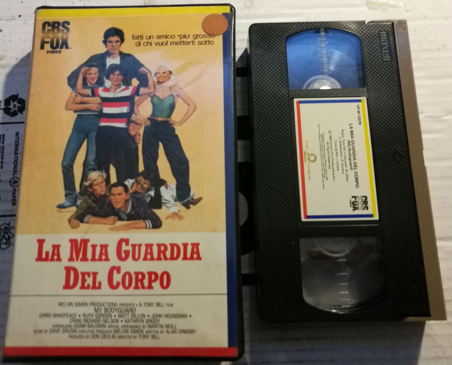 TeknoFilm - VHS – LA MIA GUARDIA DEL CORPO di Tony Bill (1980) - CBS FOX TeknoFilm - VHS – LA MIA GUARDIA DEL CORPO di Tony Bill (1980) - CBS FOX