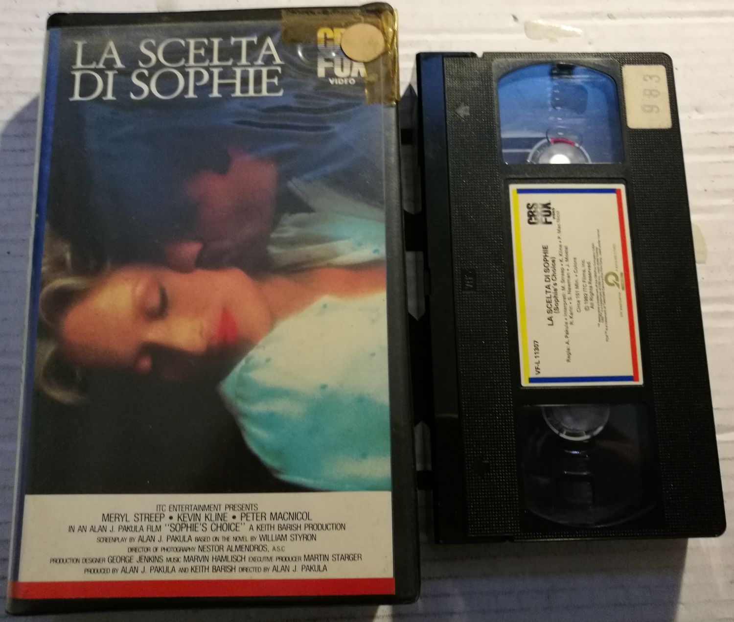 TeknoFilm - VHS – LA SCELTA DI SOPHIE di Alan J. Pakula (1982) - CBS FOX TeknoFilm - VHS – LA SCELTA DI SOPHIE di Alan J. Pakula (1982) - CBS FOX