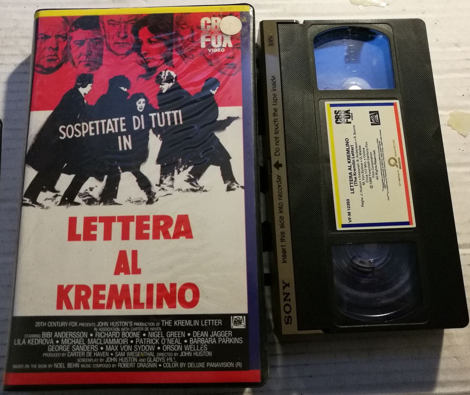 TeknoFilm - VHS – LETTERA AL KREMLINO di John Huston (1970) - CBS FOX TeknoFilm - VHS – LETTERA AL KREMLINO di John Huston (1970) - CBS FOX
