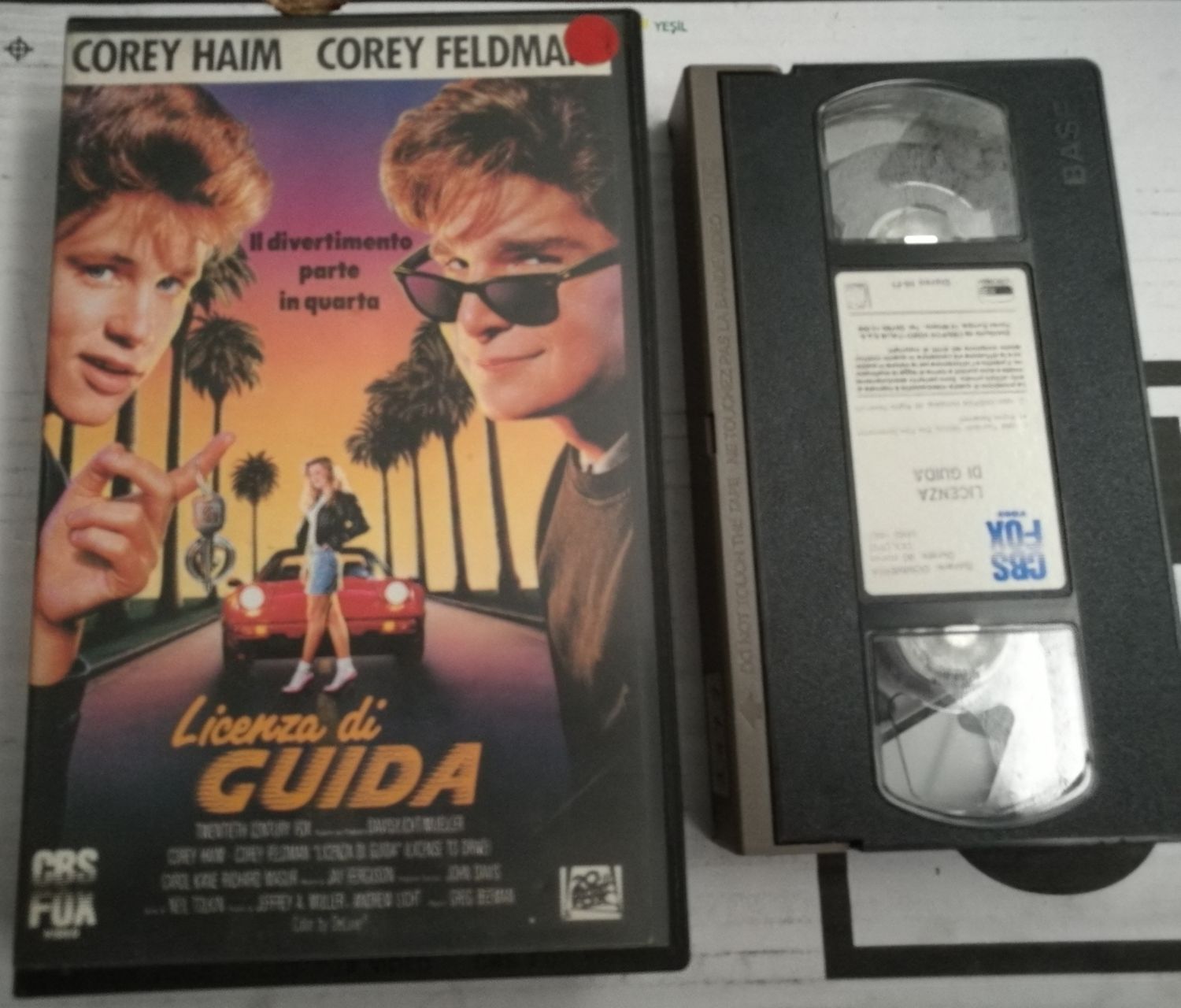 TeknoFilm - VHS – LICENZA DI GUIDA di Greg Beeman (1988) - CBS FOX TeknoFilm - VHS – LICENZA DI GUIDA di Greg Beeman (1988) - CBS FOX