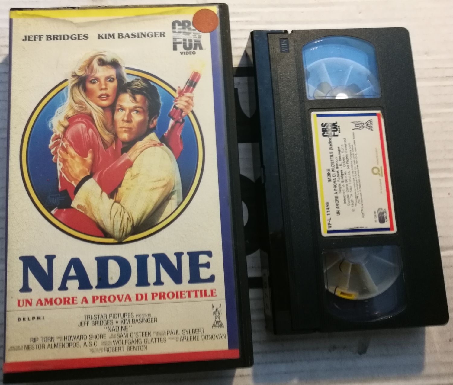 TeknoFilm - VHS – NADINE - UN AMORE A PROVA DI PROIETTILE di Robert Benton (1987) - CBS FOX TeknoFilm - VHS – NADINE - UN AMORE A PROVA DI PROIETTILE di Robert Benton (1987) - CBS FOX