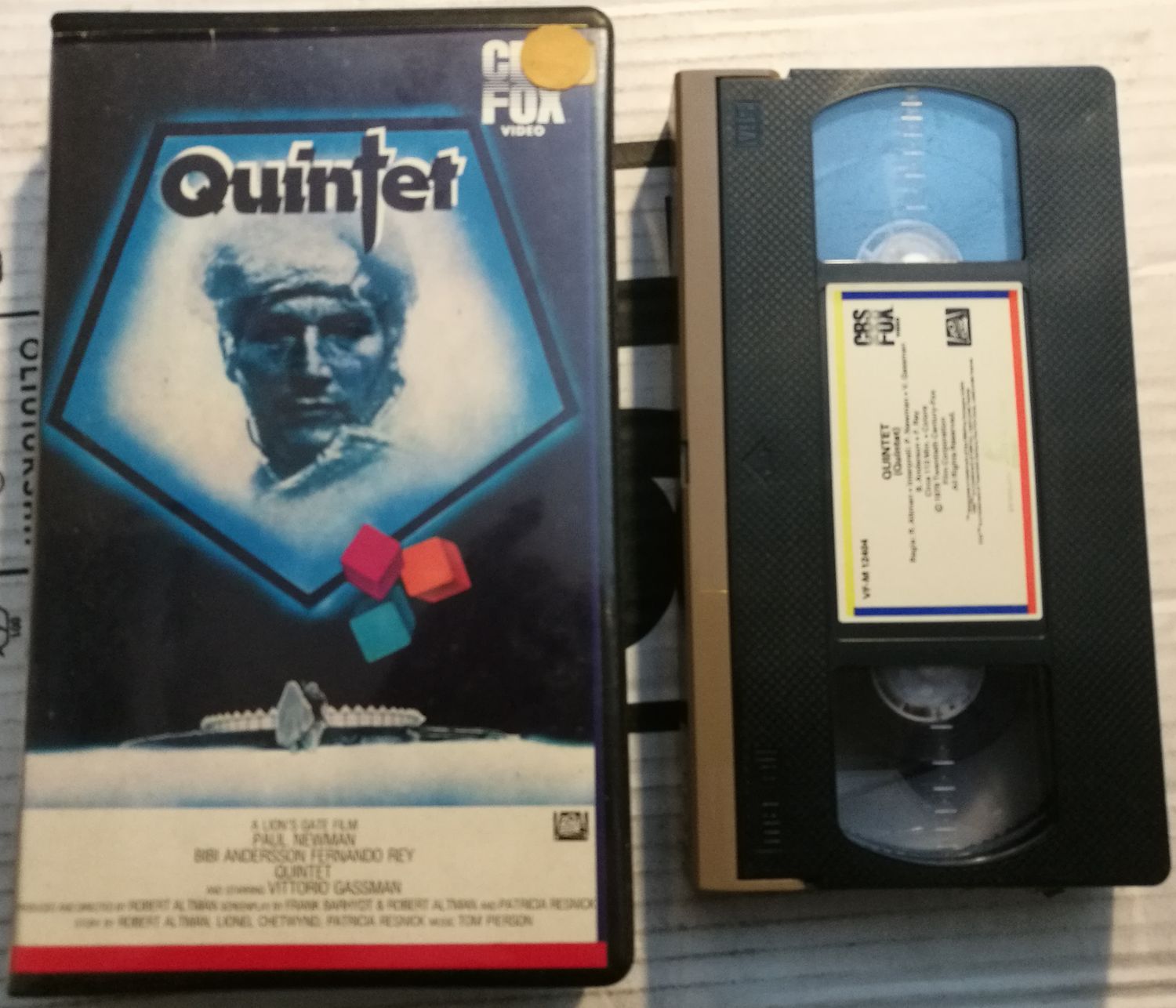 TeknoFilm - VHS – QUINTET di Robert Altman (1979) - CBS FOX TeknoFilm - VHS – QUINTET di Robert Altman (1979) - CBS FOX