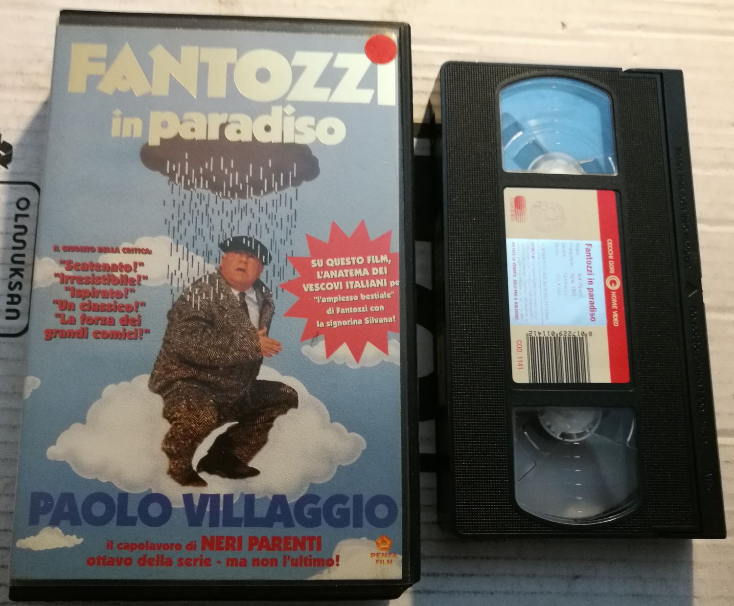 TeknoFilm - VHS – FANTOZZI IN PARADISO di Neri Parenti (1993) - CECCHI GORI HOME VIDEO TeknoFilm - VHS – FANTOZZI IN PARADISO di Neri Parenti (1993) - CECCHI GORI HOME VIDEO