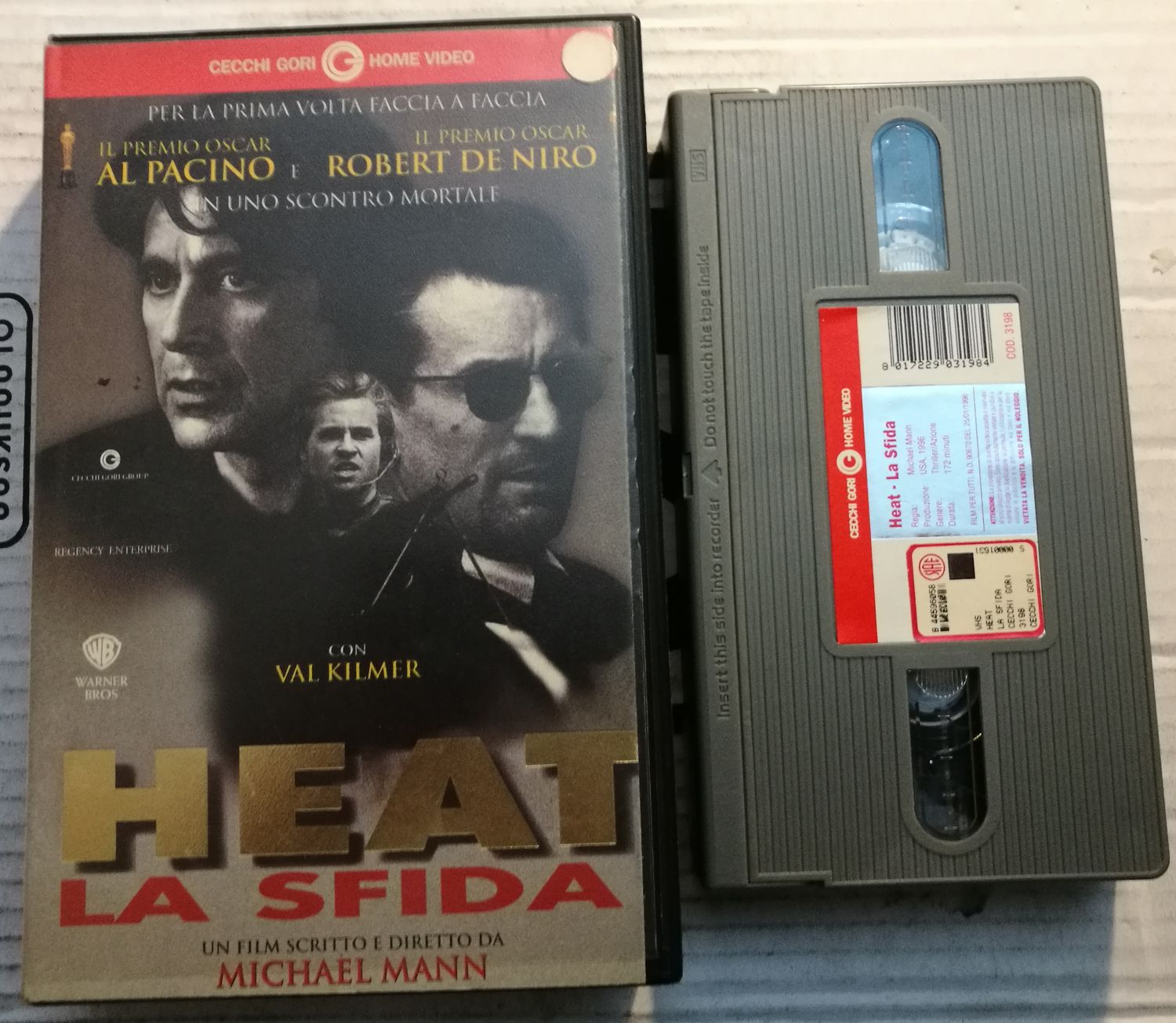 TeknoFilm - VHS – HEAT - LA SFIDA di Michael Mann (1995) - CECCHI GORI HOME VIDEO TeknoFilm - VHS – HEAT - LA SFIDA di Michael Mann (1995) - CECCHI GORI HOME VIDEO