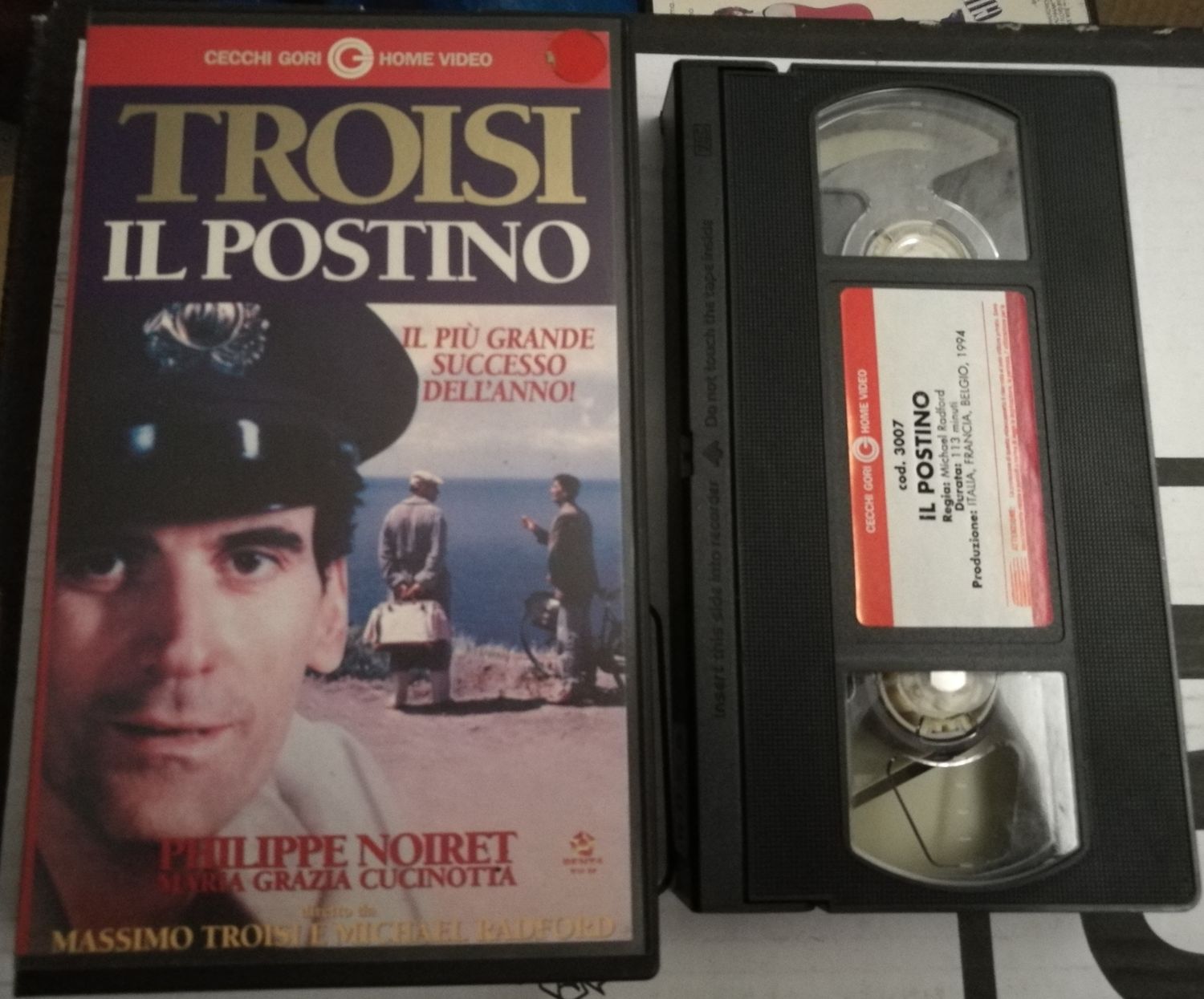 TeknoFilm - VHS – IL POSTINO di Michael Radford e Massimo Troisi (1994) - CECCHI GORI HOME VIDEO TeknoFilm - VHS – IL POSTINO di Michael Radford e Massimo Troisi (1994) - CECCHI GORI HOME VIDEO