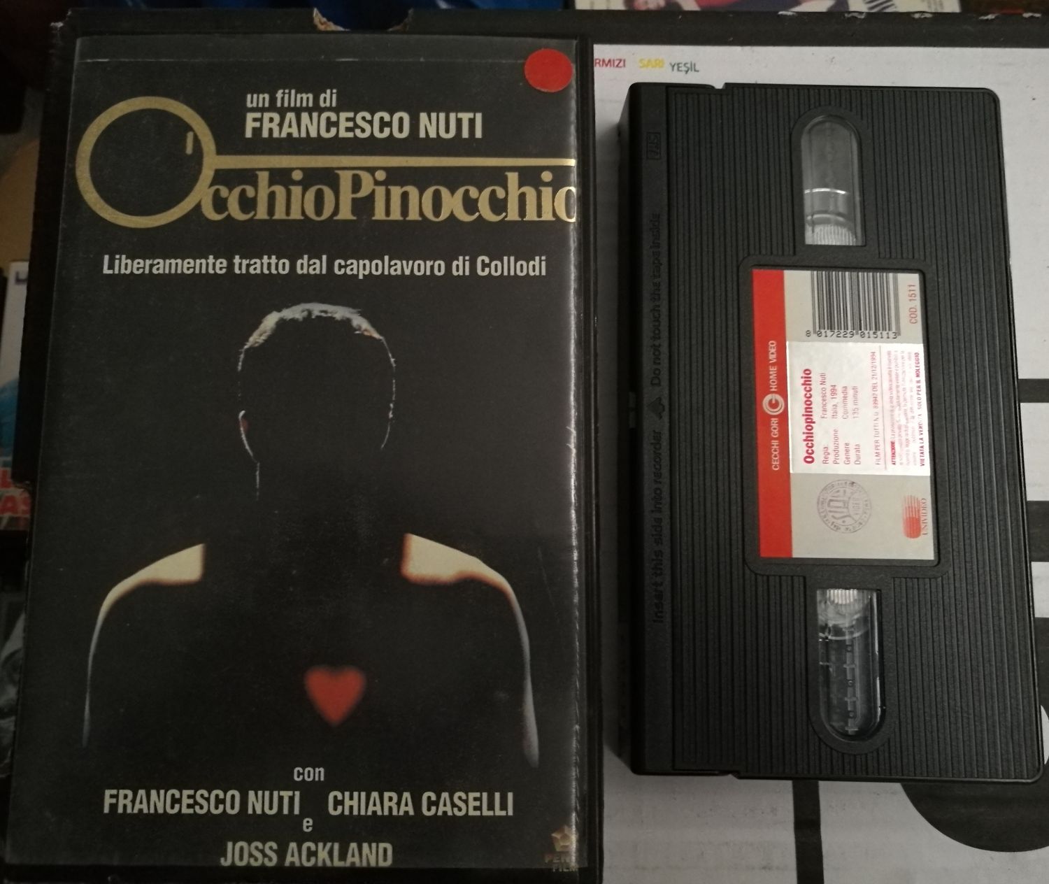 TeknoFilm - VHS – OCCHIOPINOCCHIO di Francesco Nuti (1995) - CECCHI GORI HOME VIDEO TeknoFilm - VHS – OCCHIOPINOCCHIO di Francesco Nuti (1995) - CECCHI GORI HOME VIDEO