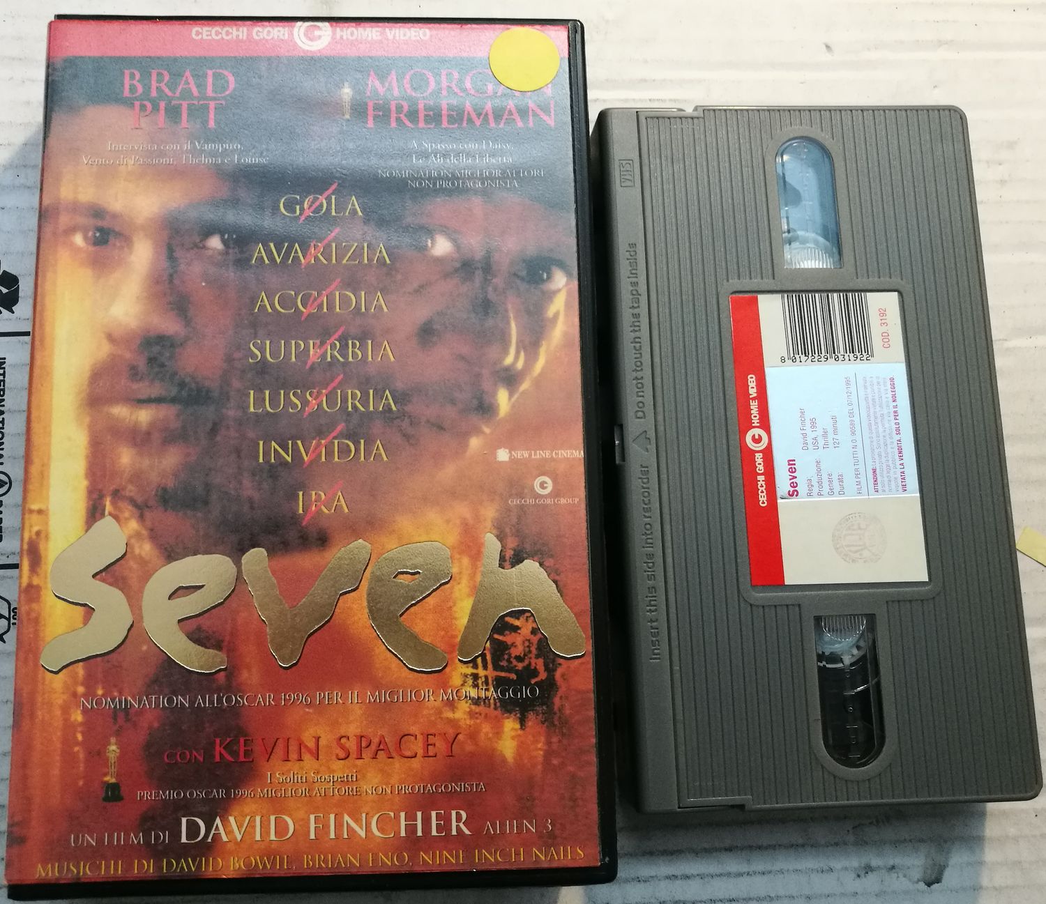 TeknoFilm - VHS – SEVEN di Wes Craven (1995) - CECCHI GORI HOME VIDEO TeknoFilm - VHS – SEVEN di Wes Craven (1995) - CECCHI GORI HOME VIDEO