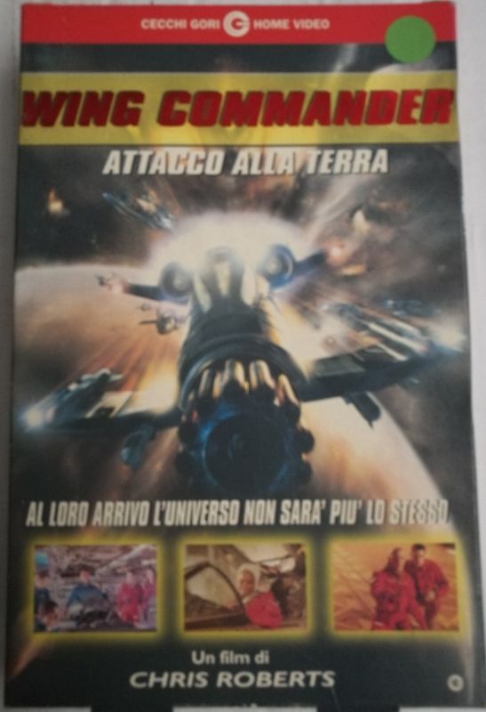 TeknoFilm - VHS (Cartonata) – WING COMMANDER - ATTACCO ALLA TERRA di Chris Roberts (1999) - CECCHI GORI HOME VIDEO TeknoFilm - VHS (Cartonata) – WING COMMANDER - ATTACCO ALLA TERRA di Chris Roberts (1999) - CECCHI GORI HOME VIDEO